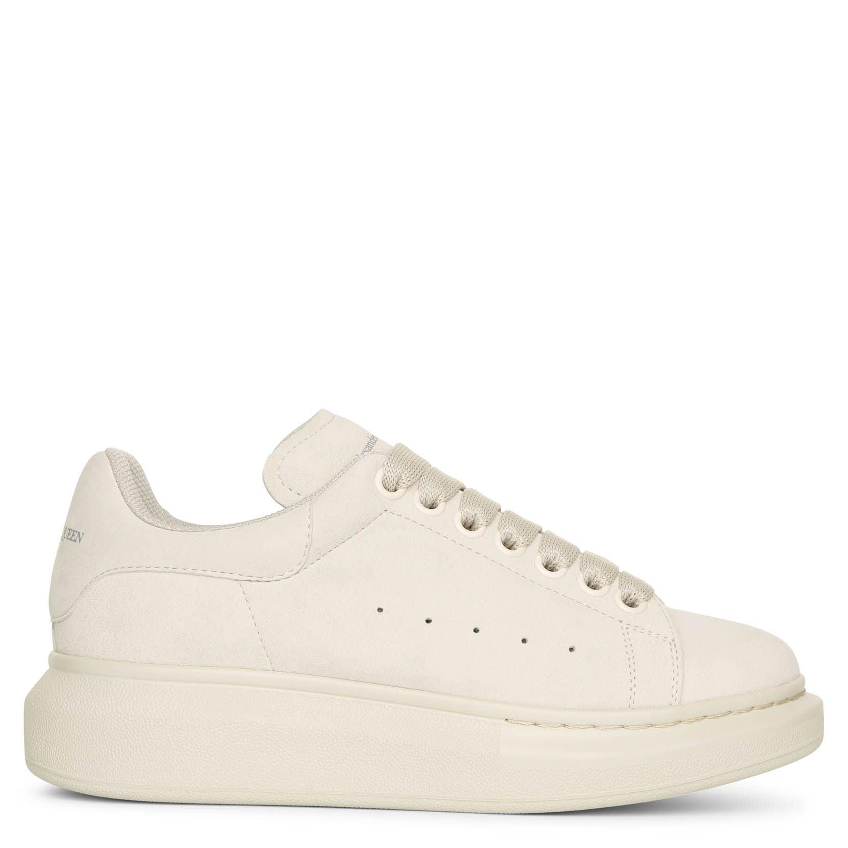Alexander McQueen Cream Suede Classic Sneakers in Natural Lyst UK