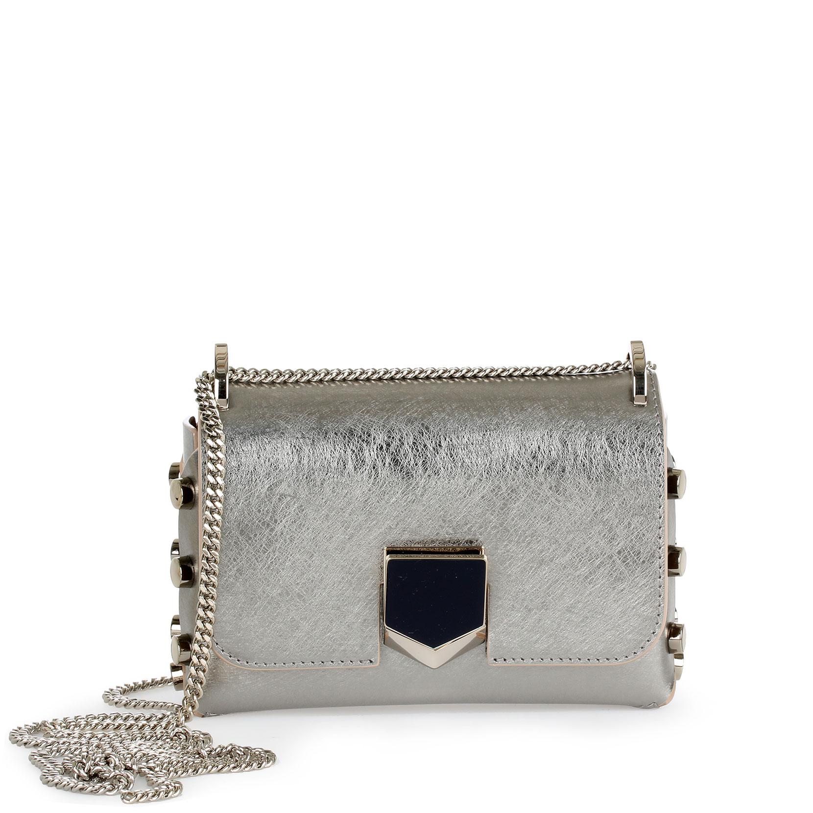 silver jimmy choo bag
