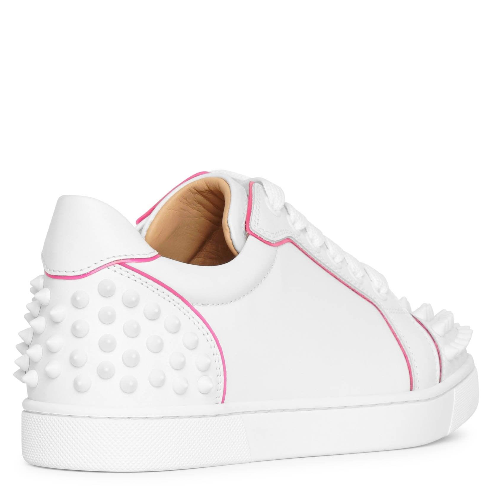 Christian Louboutin Vieira 2 Leather Sneakers in Pink - Lyst