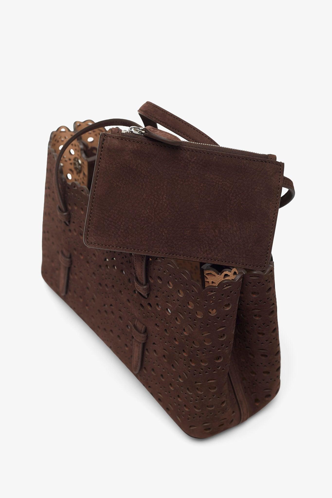 Alaïa Mina 25 Ew Vienne Vague Brown Tote Bag | Lyst