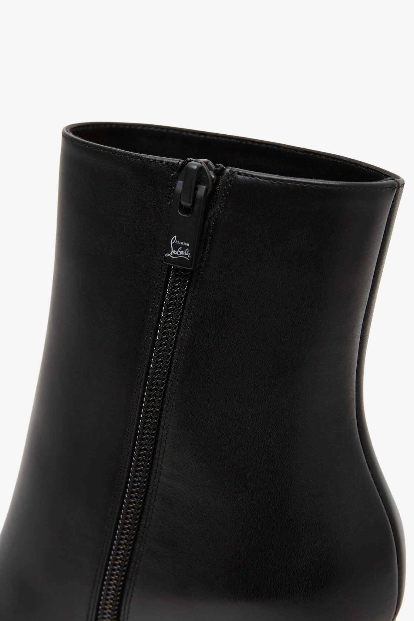 【Christian Louboutin】Loo Booty 130 スエード アンクルブーツ Loo Booty - 130 mm Low boots - Veau velours - Lionne - Women