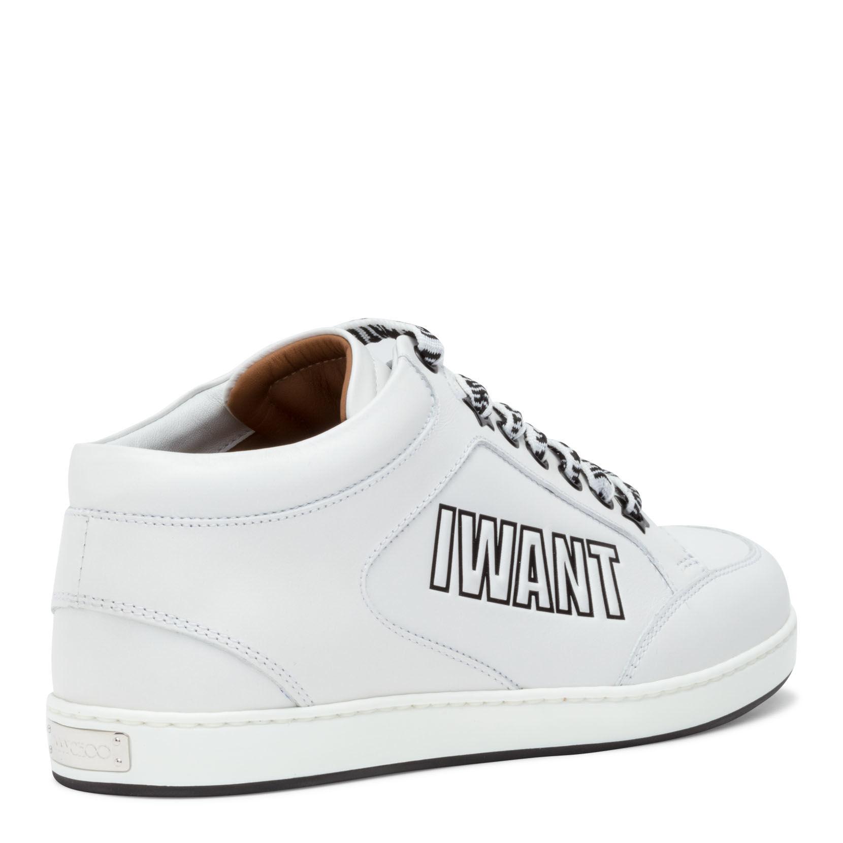 jimmy choo black miami trainers