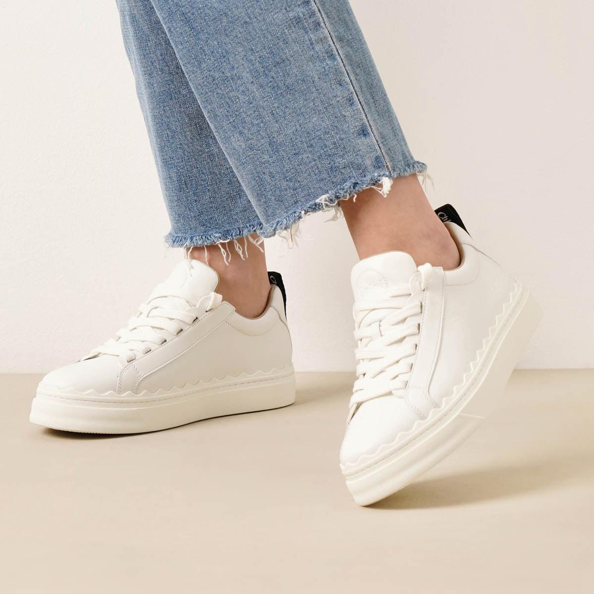 Chloé White Lauren Sneakers