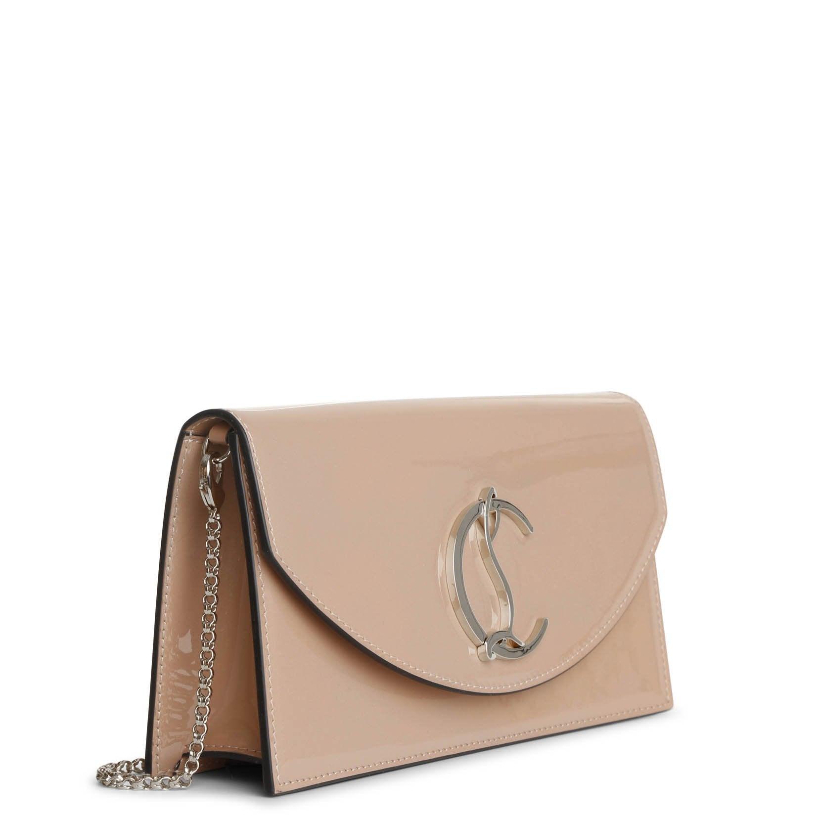 louboutin nude clutch