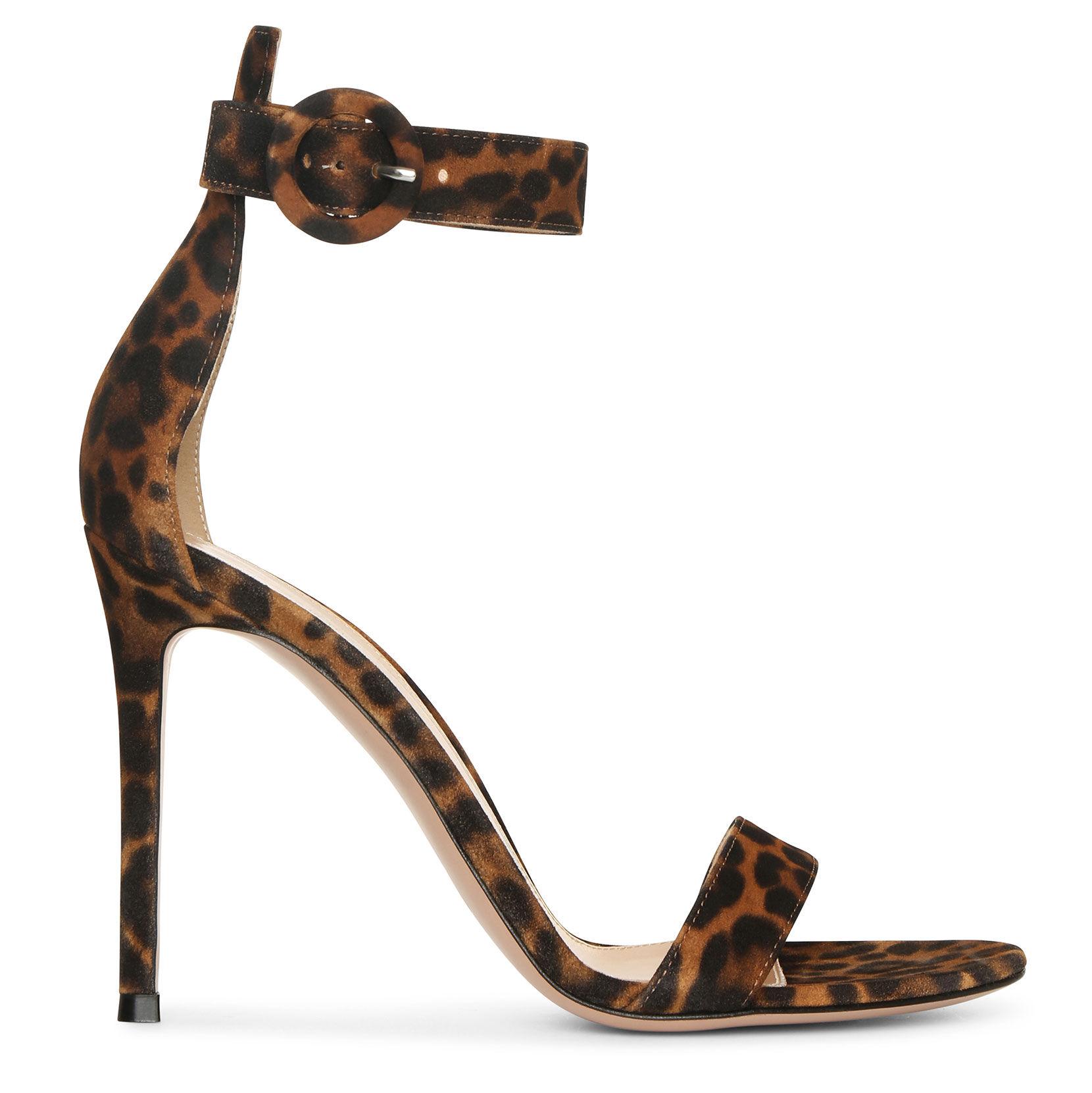 gianvito rossi leopard flats