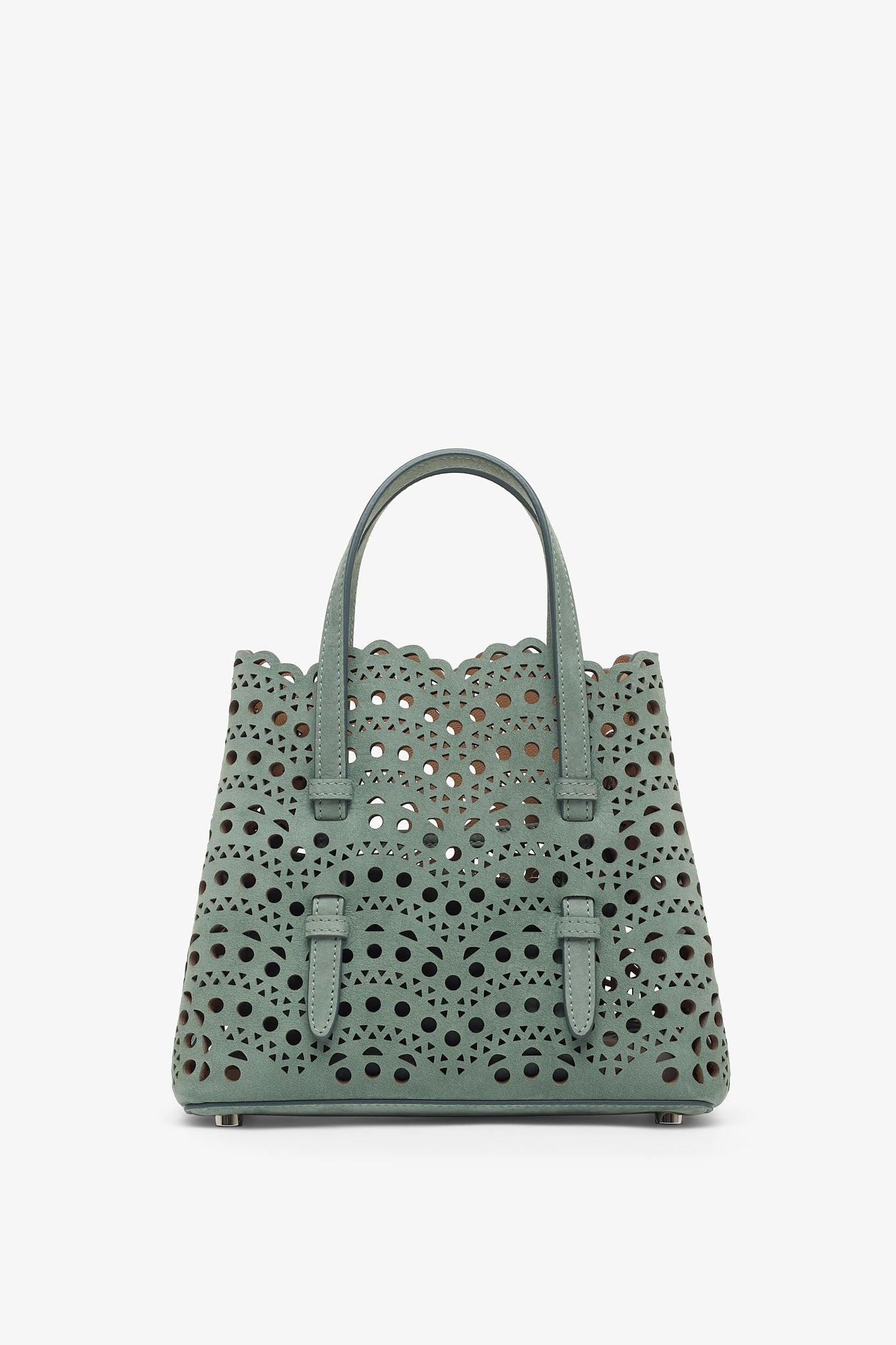 Alaïa Mina 20 Vienne Vague Green Tote Bag | Lyst UK
