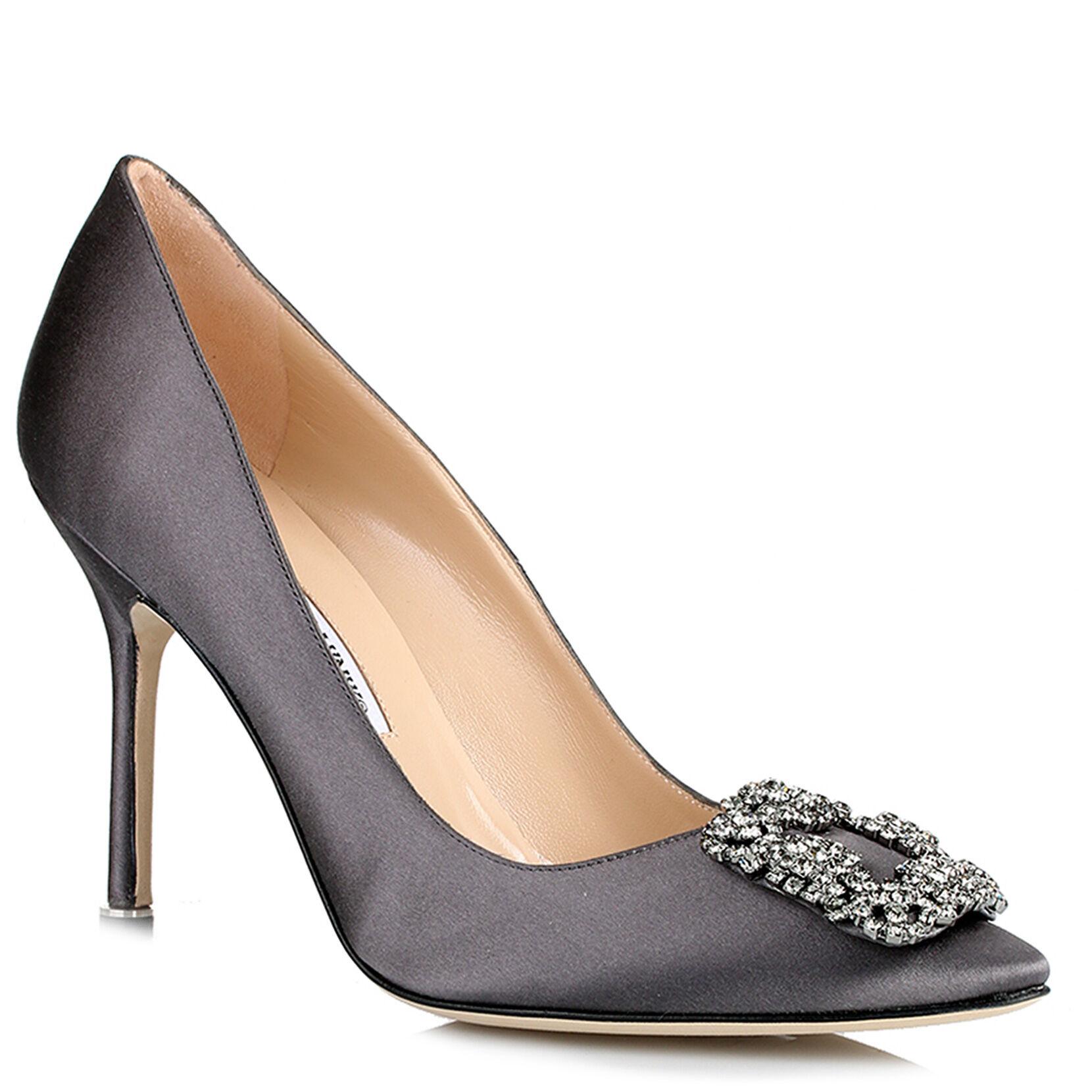 Grey manolo hotsell blahnik shoes
