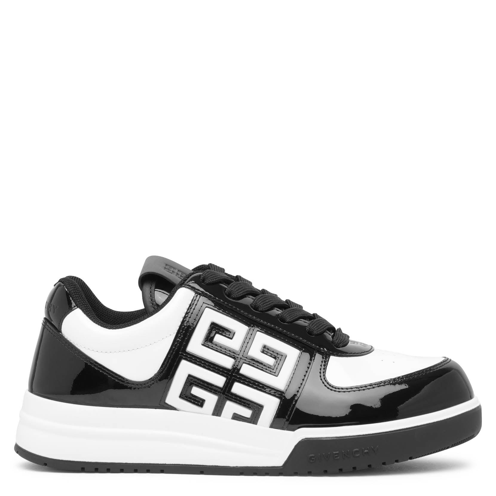 Givenchy G4 Low Top White Leather Sneakers in Black | Lyst