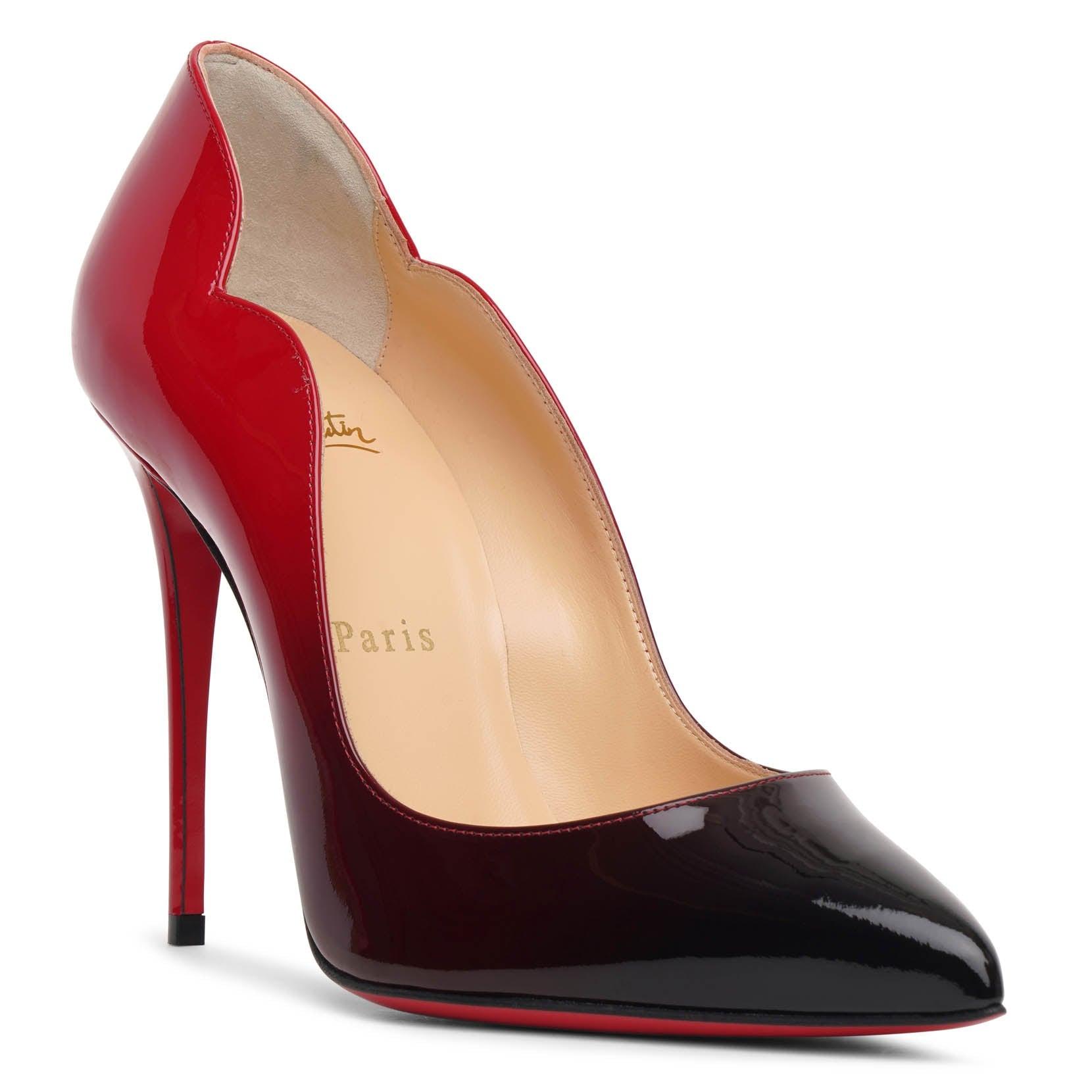 red bottom shoes low heel