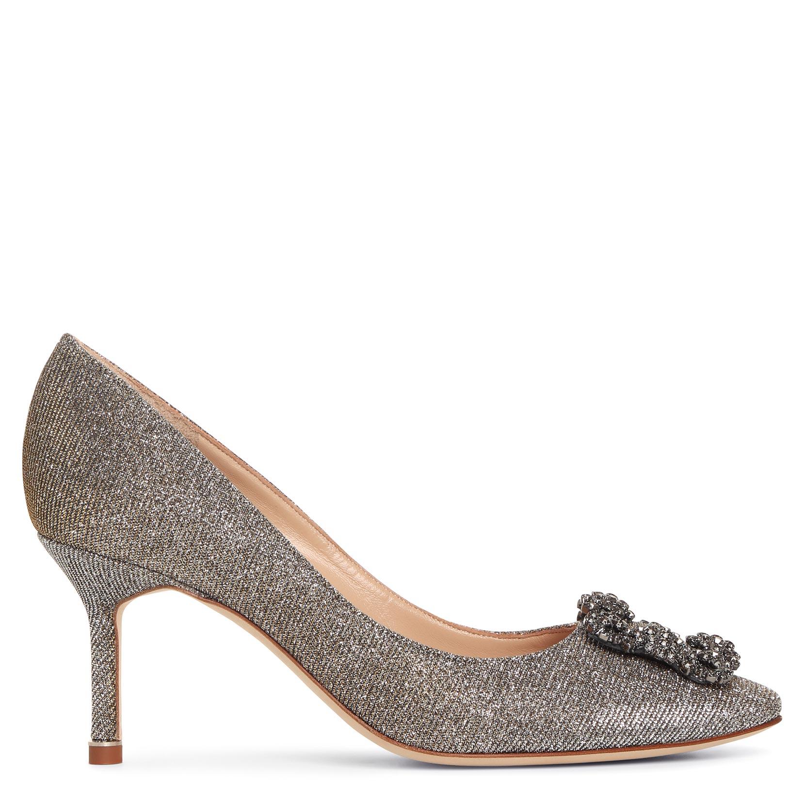 Manolo Blahnik Hangisi 70 Dark Gold 