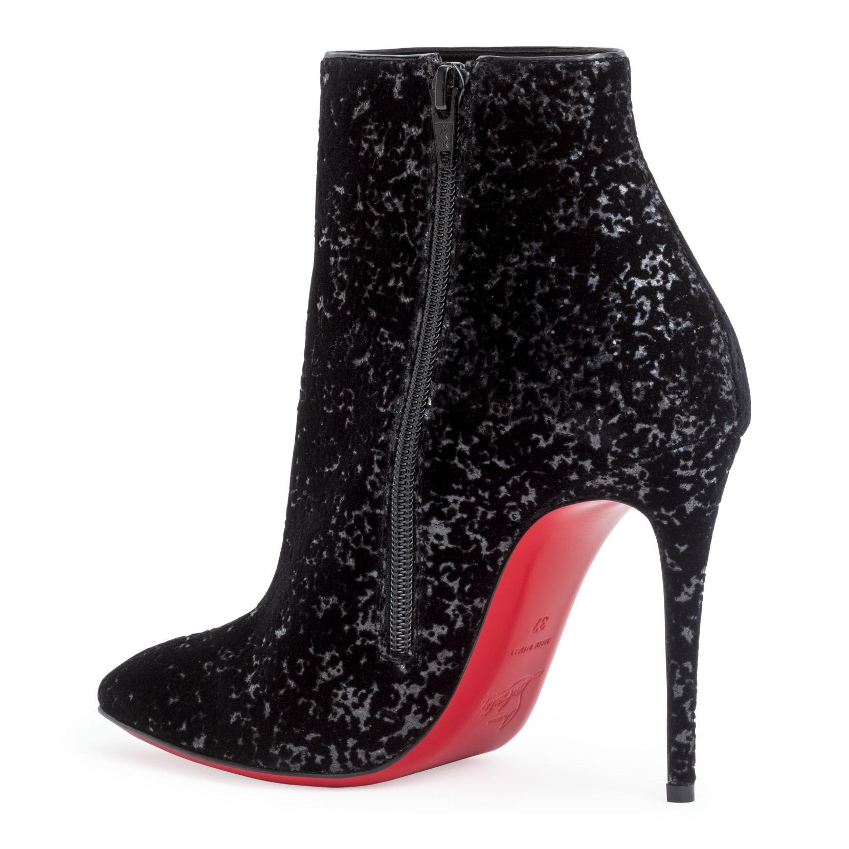 louboutin sparkle boots