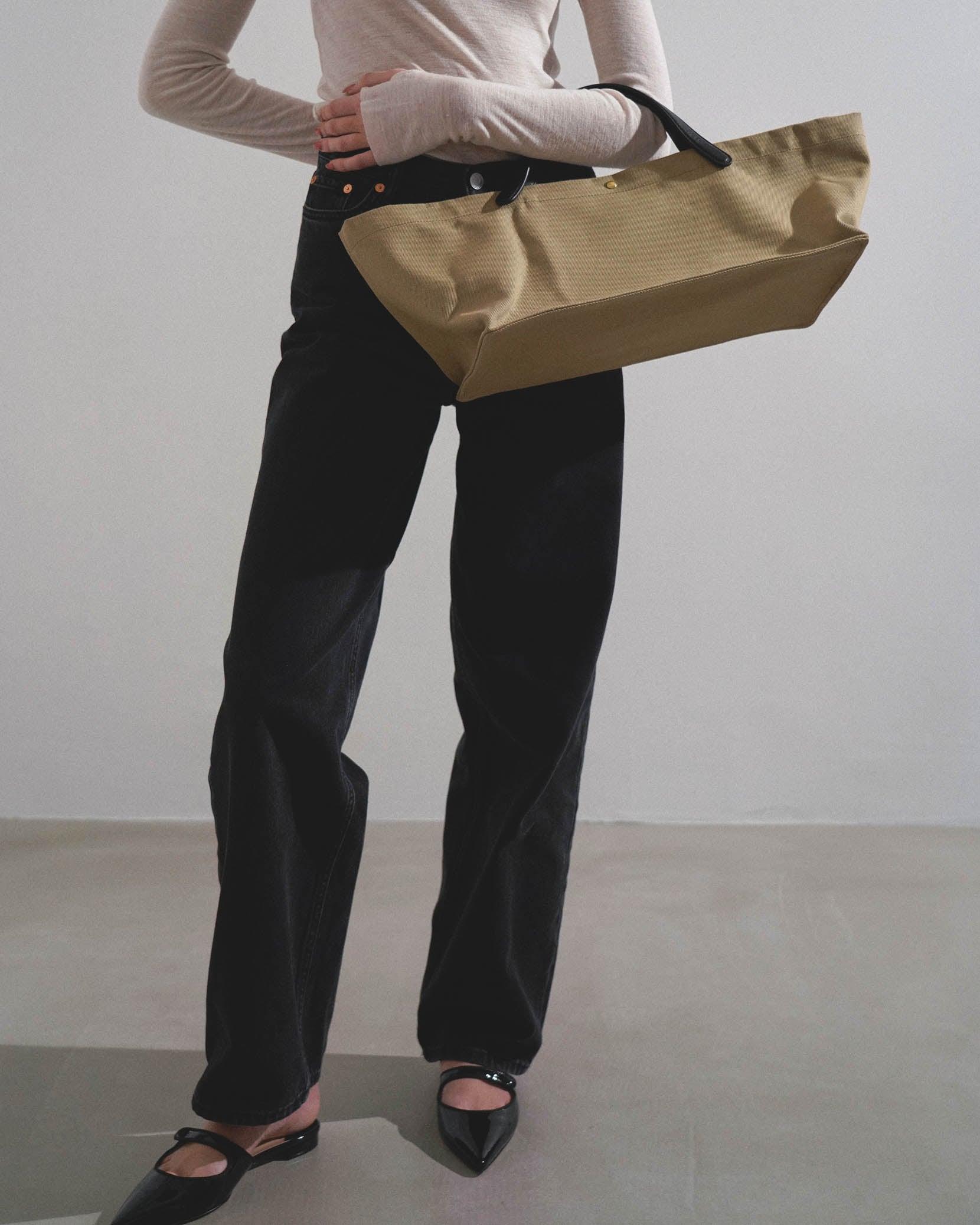 the-row-beige-Idaho-Canvas-Bag