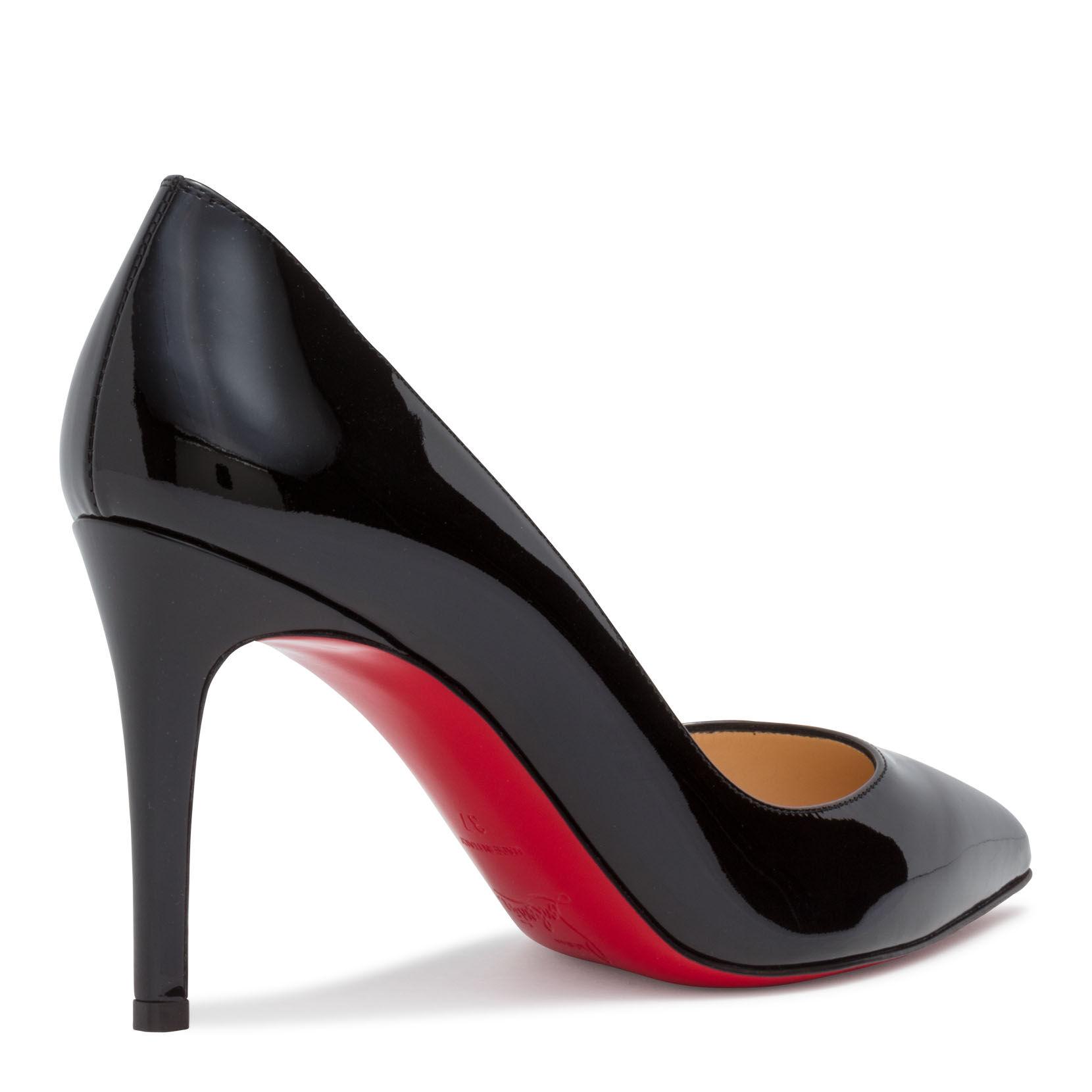 black patent pigalle