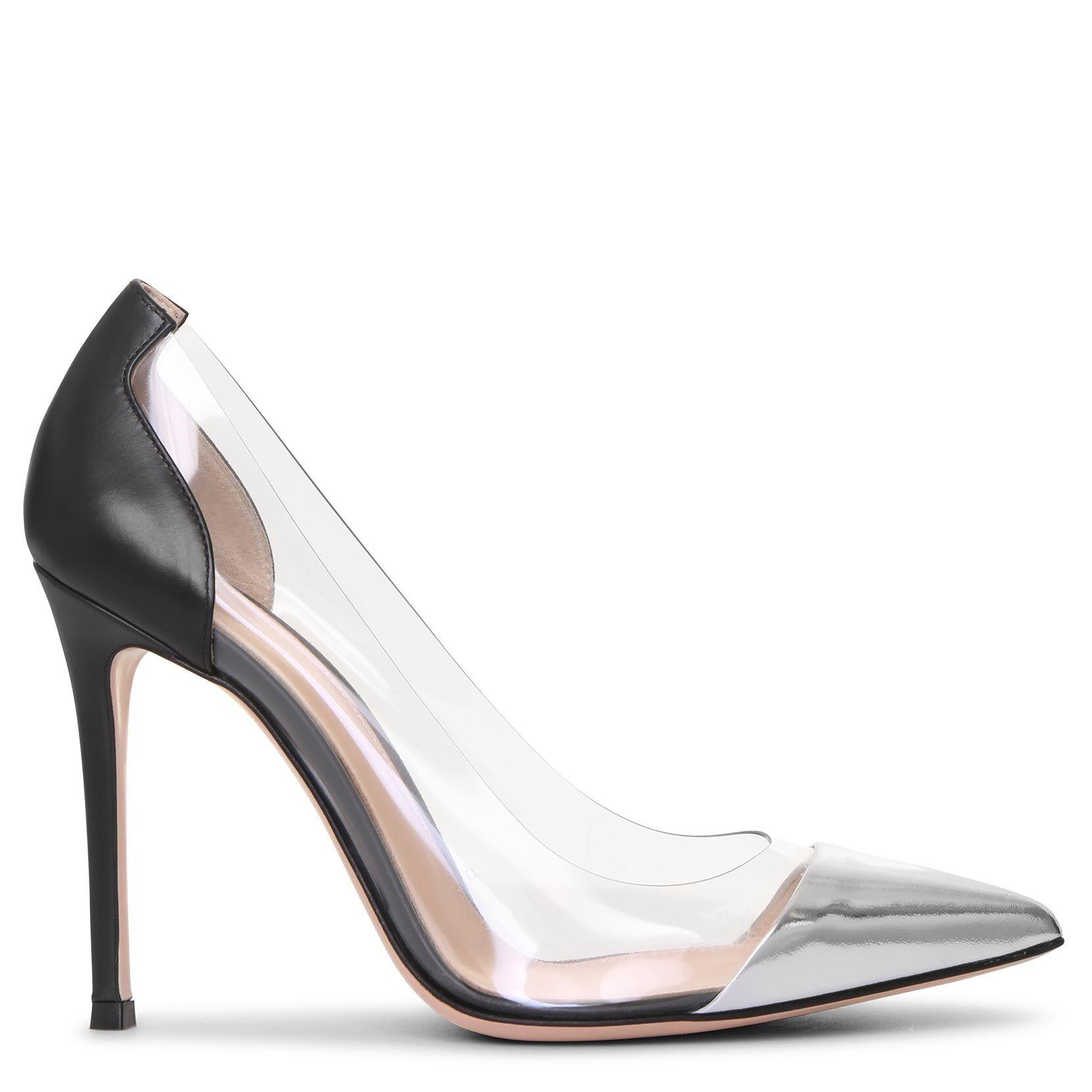 gianvito rossi silver plexi