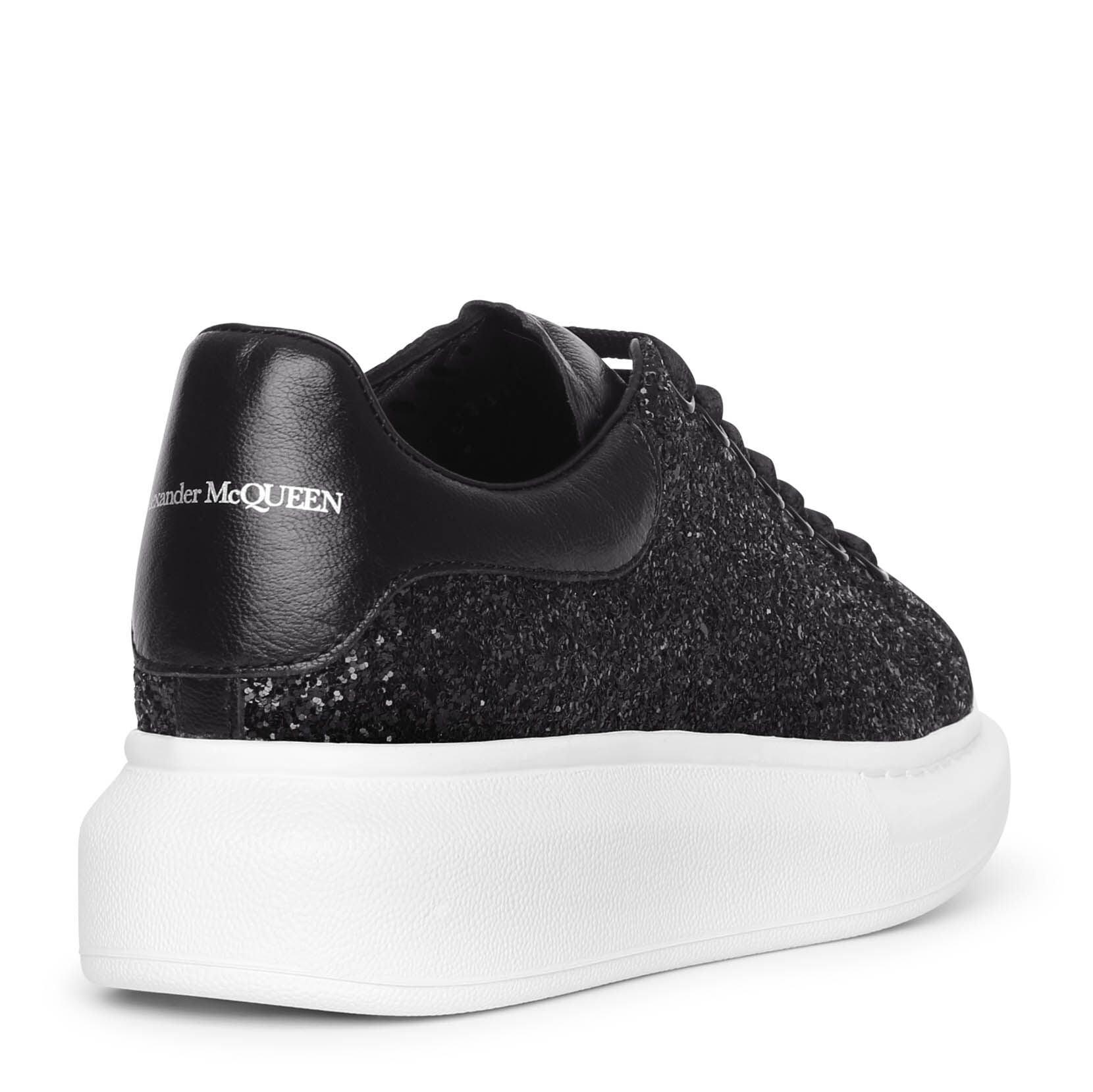 alexander mcqueen glitter black