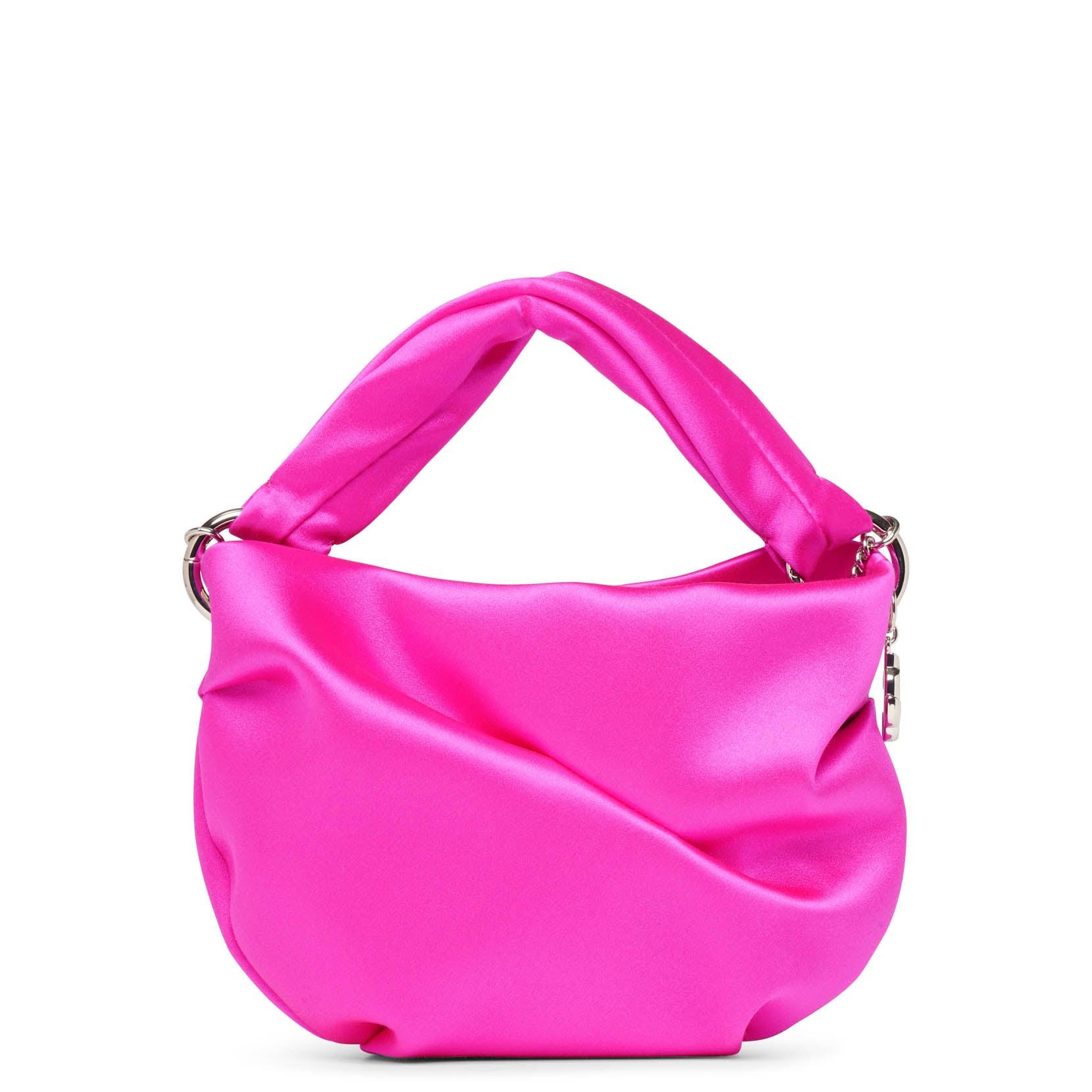 Jimmy Choo Bonny Pink Satin Bag | Lyst