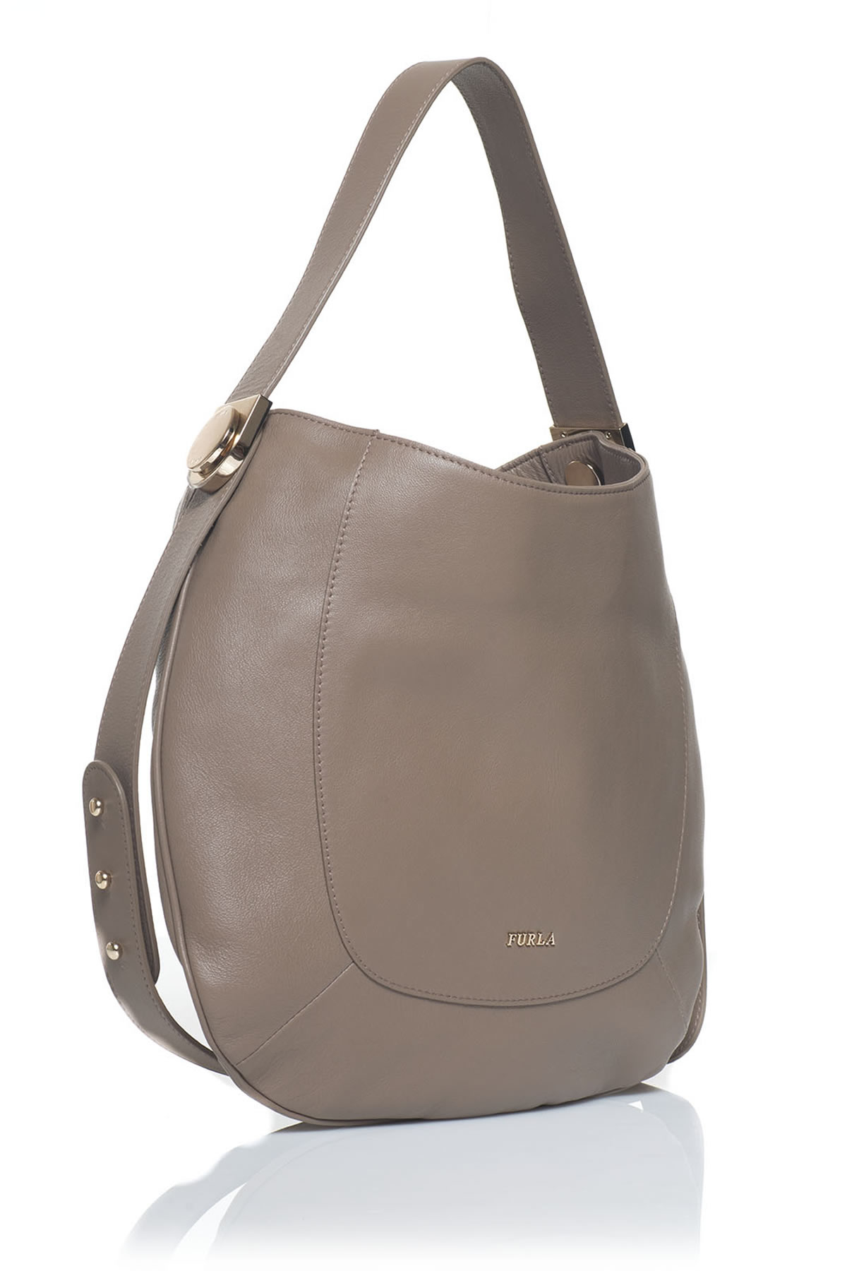 Furla Luna Soft Kit Bag in Natural Lyst