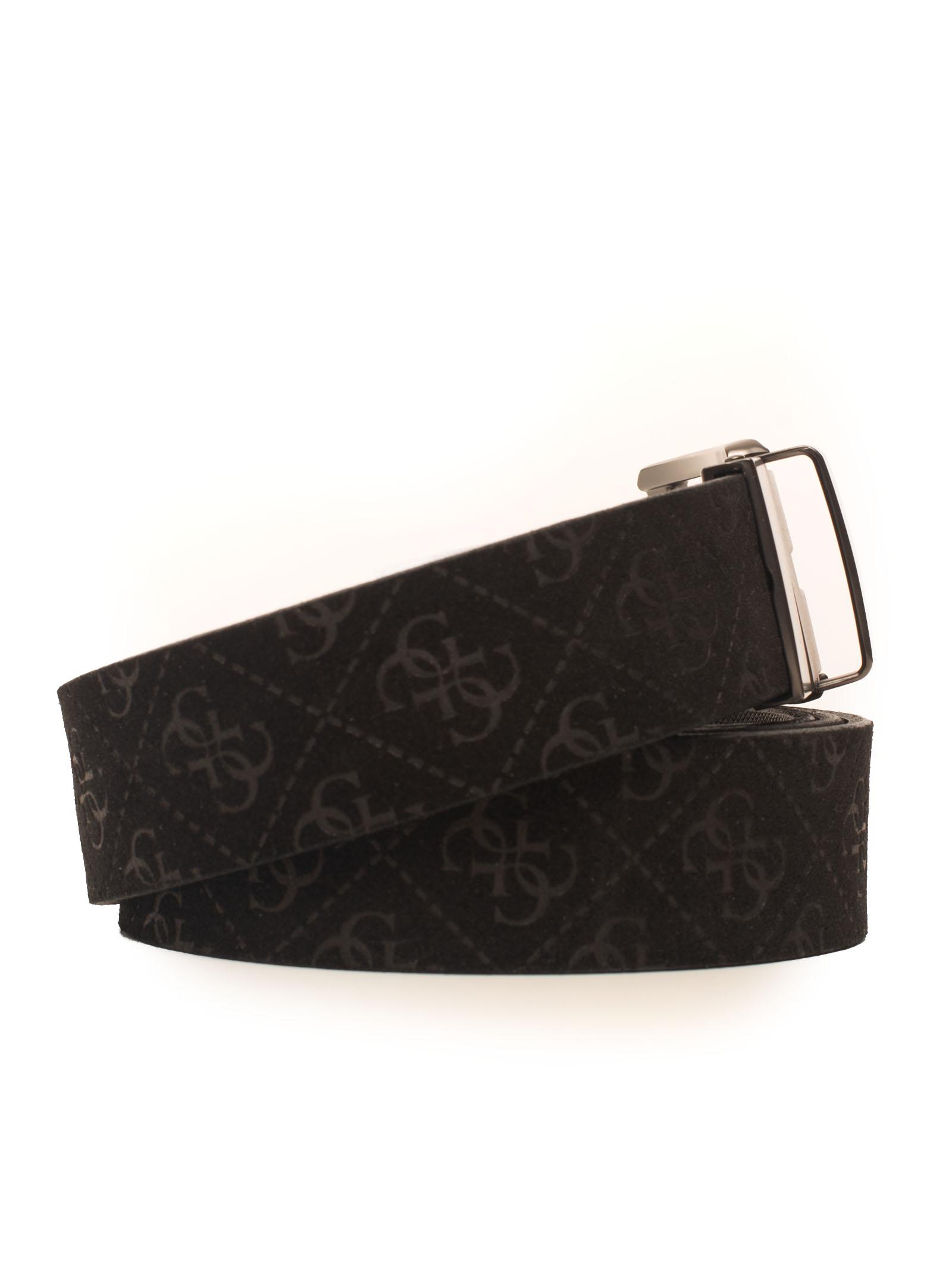 Guess Leather Belt Black Leather for Men Lyst