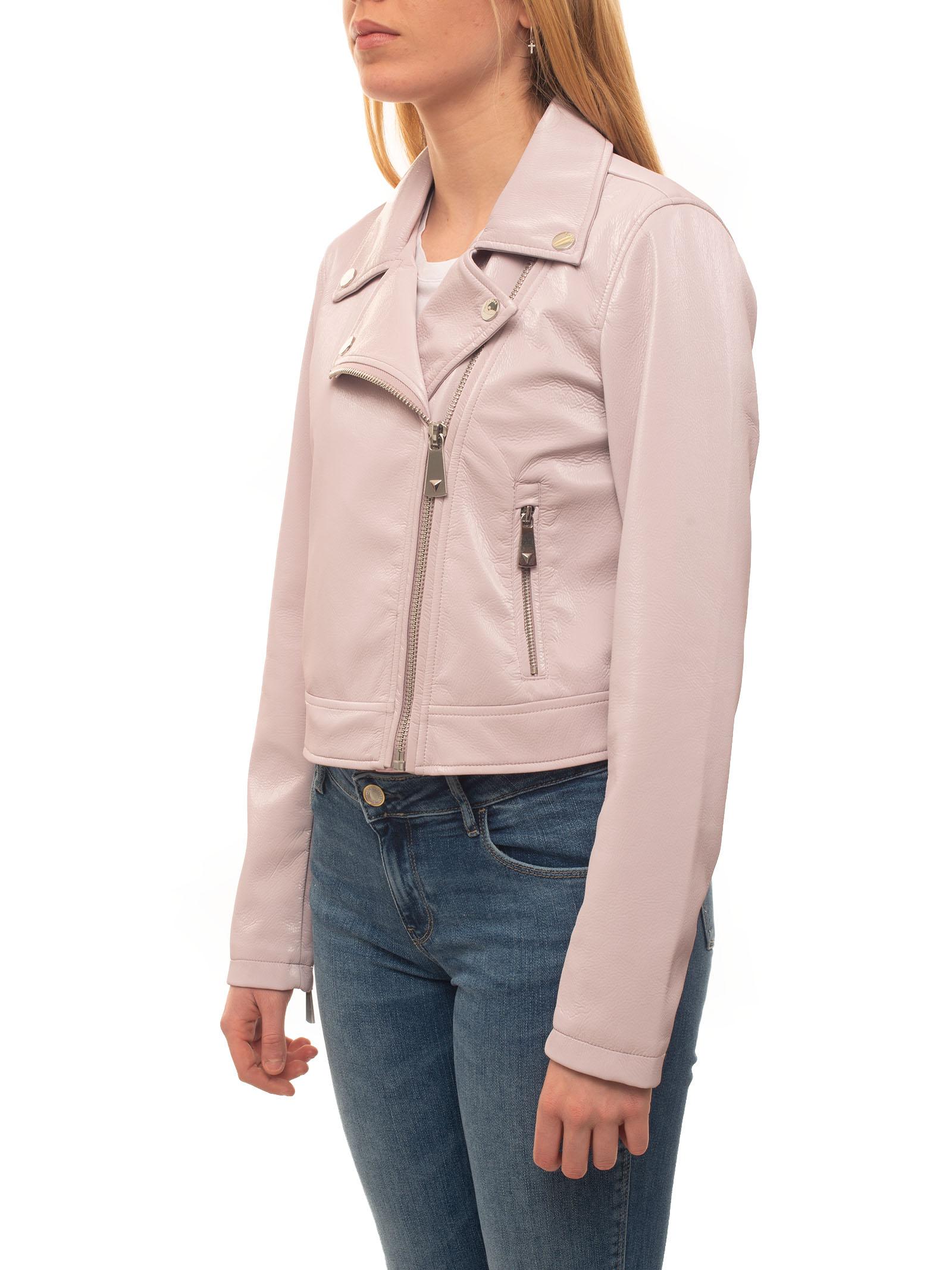 guess pink jacket