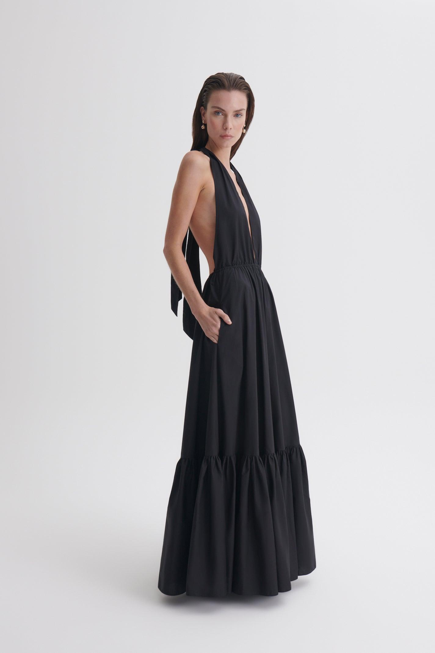 scanlan theodore halter dress Scanlan Theodore Cornelli Halter A-Line Dress