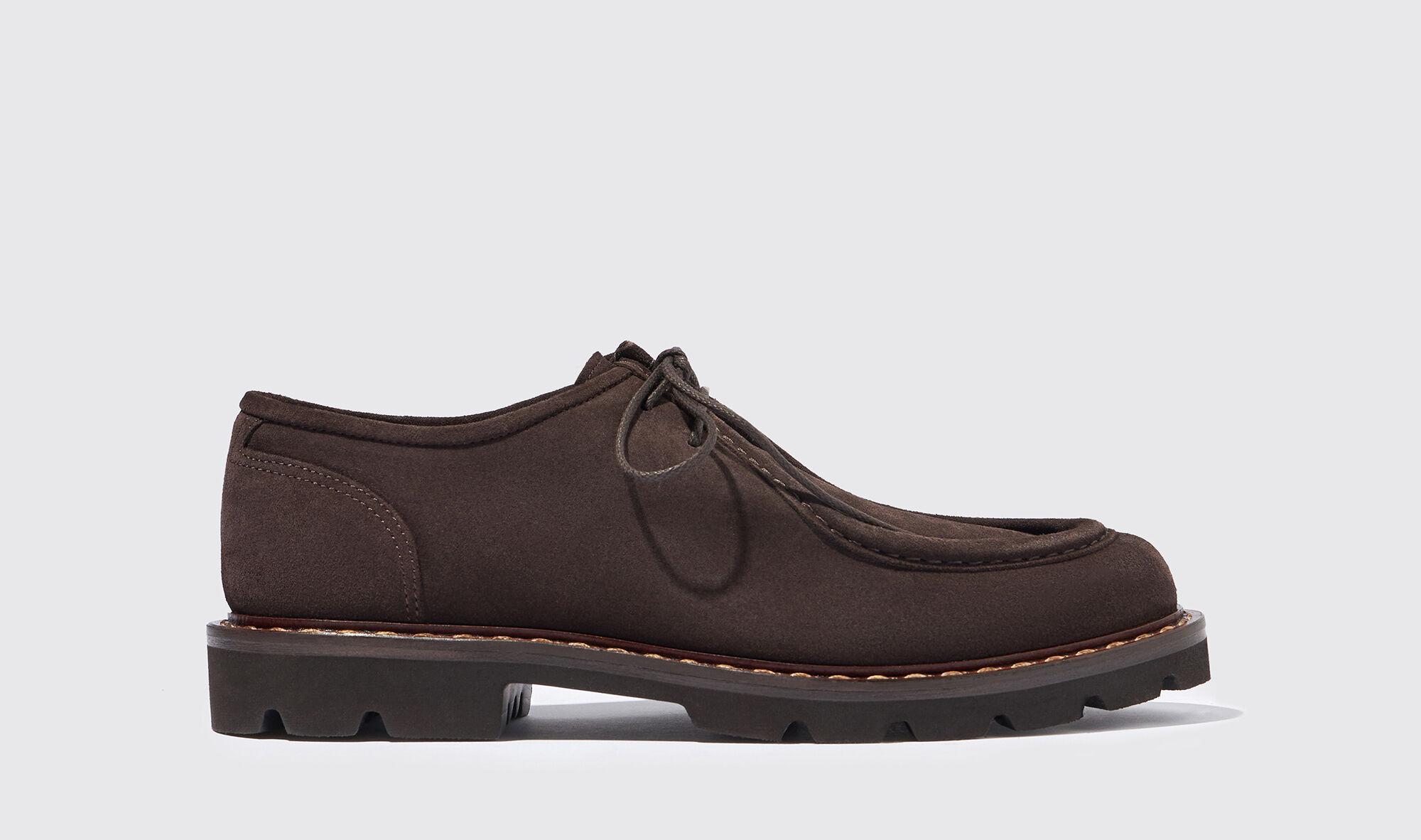 Scarosso Harry suede derby shoes - Neutrals