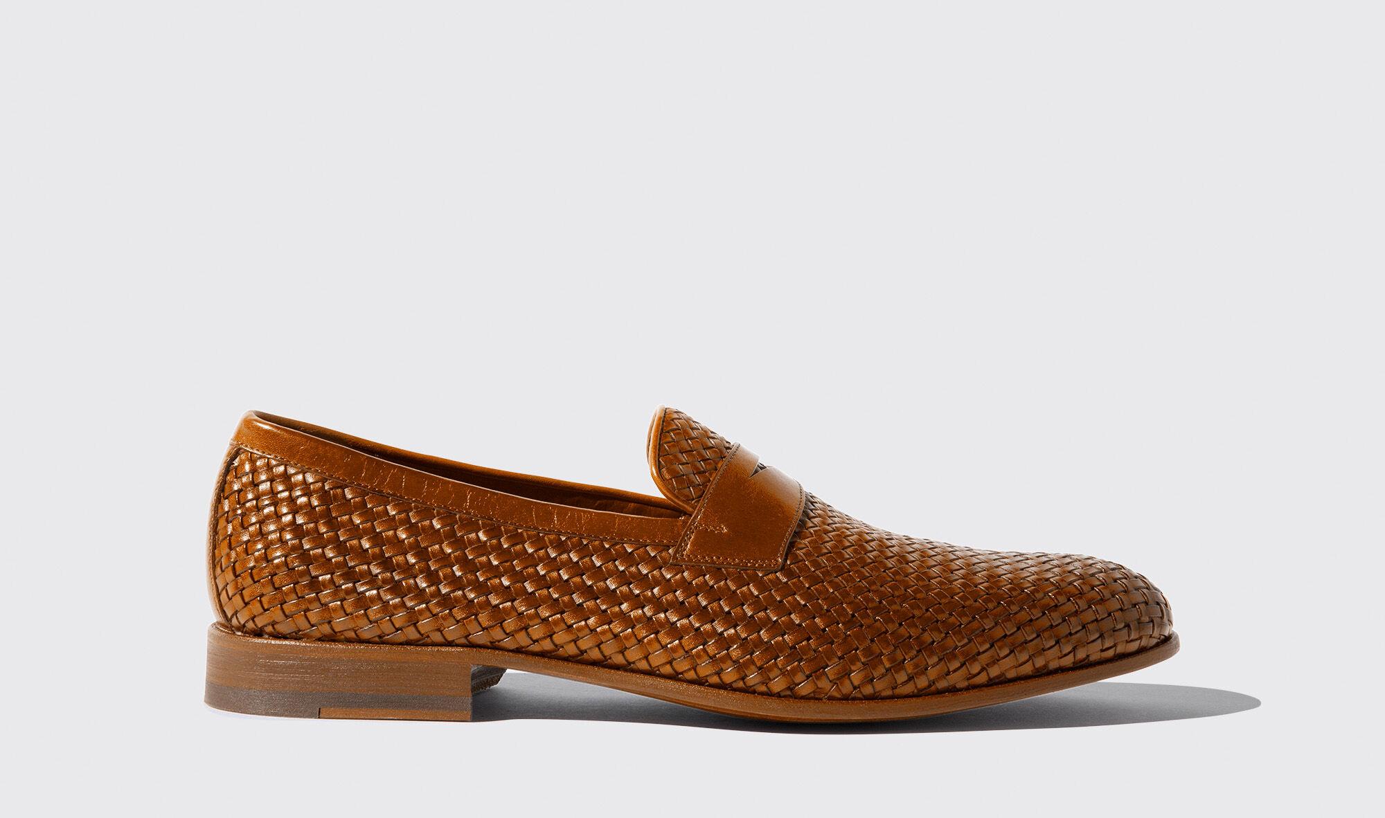 SCAROSSO Loafers Andrea Cognac Calf Leather in Brown for Men | Lyst UK