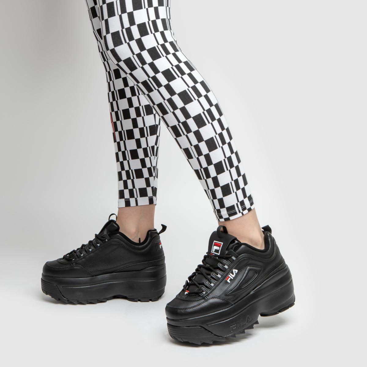 Fila Disruptor Ii Platform Trainers in Black | Lyst UK