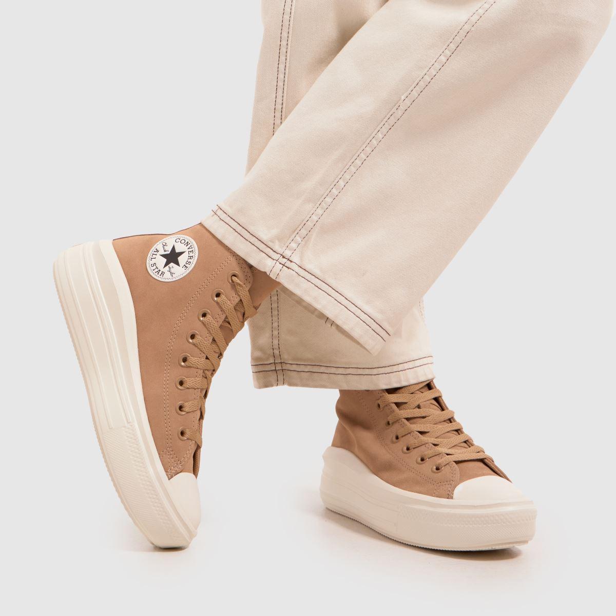 Converse All Star Move Trainers in Natural Lyst UK