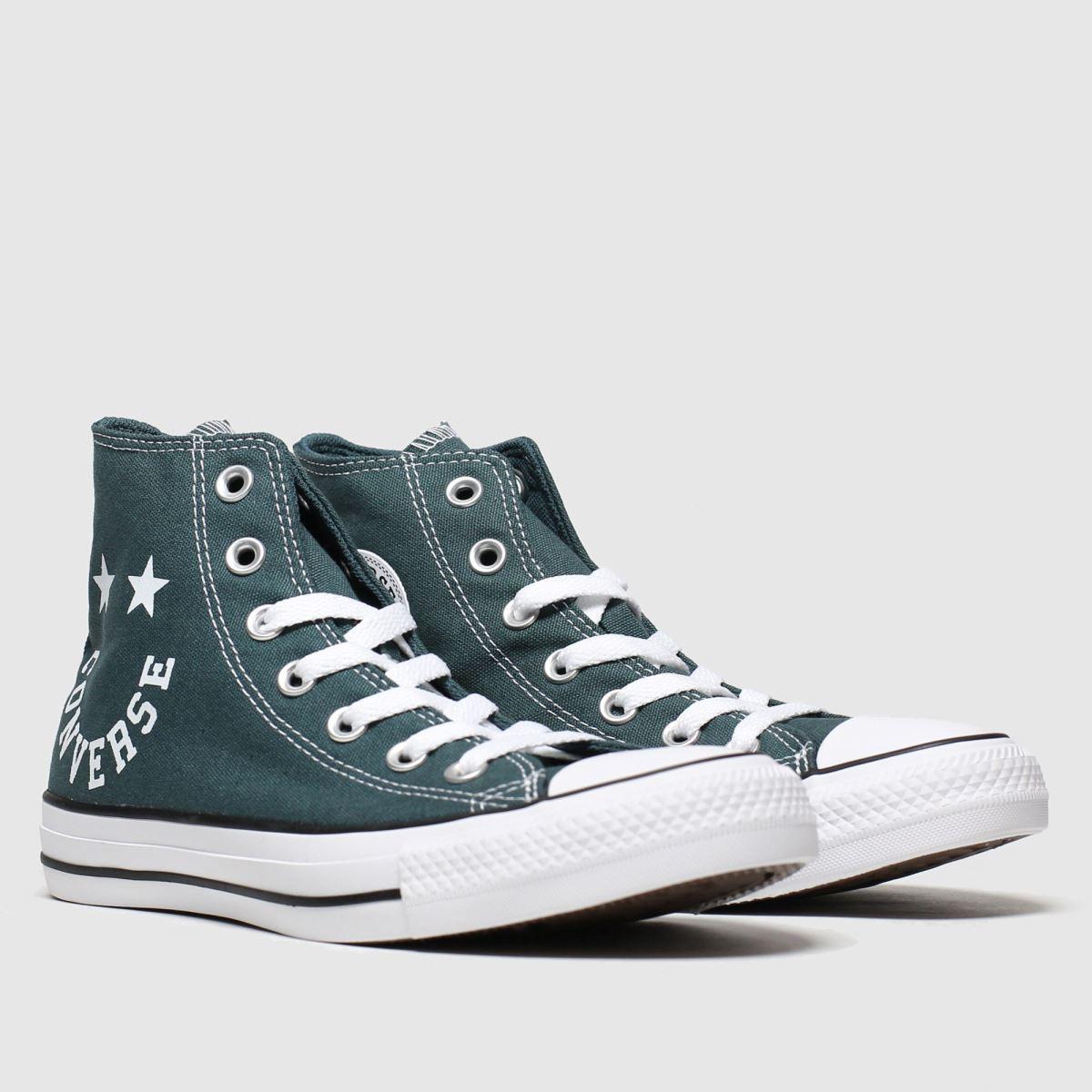 Converse Hi Smile Trainers in Dark Green (Green) | Lyst UK