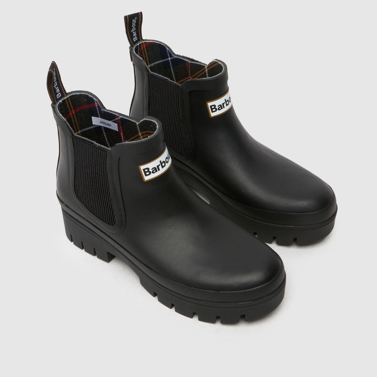 Barbour Halton Wellington Boots, Size: (Eu 42) in Black Lyst UK