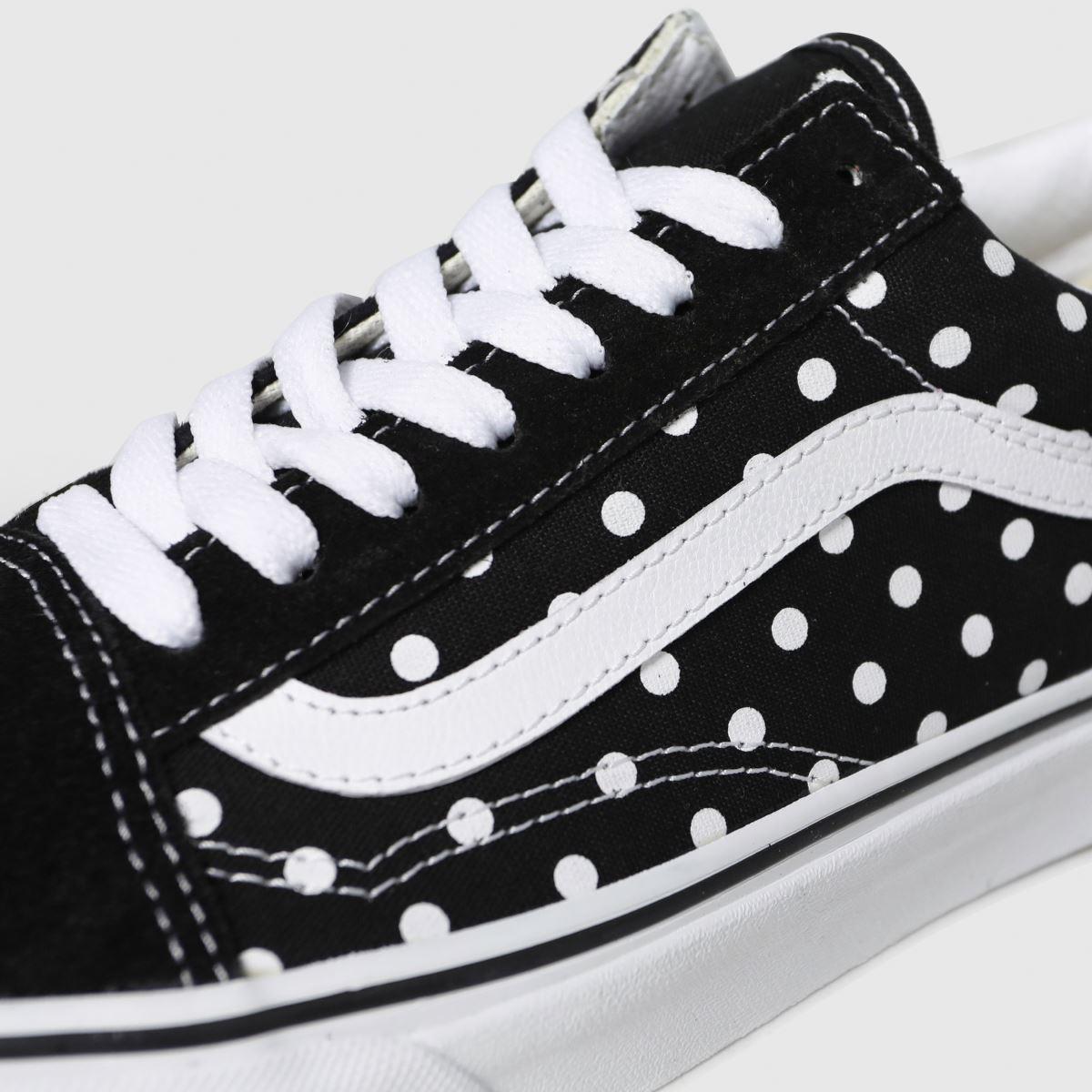 Vans Black & White Old Skool Polka Dot Trainers | Lyst UK