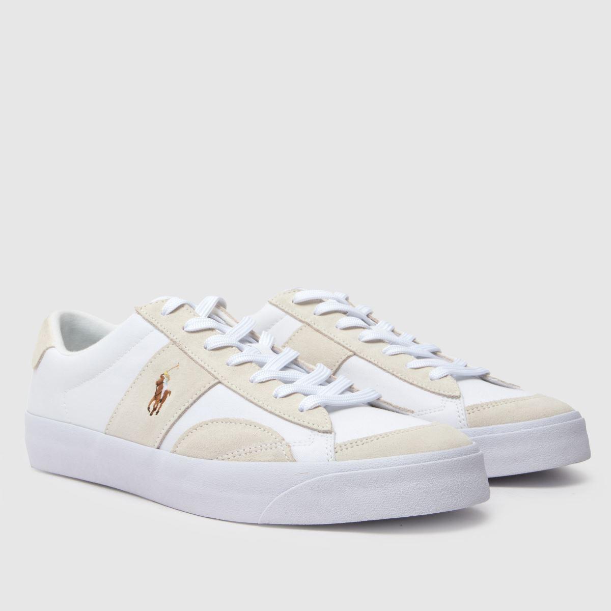 Polo Ralph Lauren Sayer Sport Trainers in White for Men Lyst UK