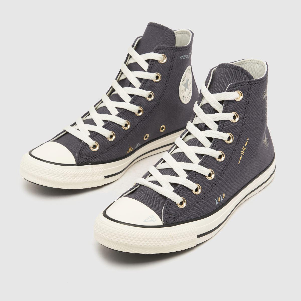 Converse All Star Hi Tiny Tattoos Trainers In in Blue Lyst UK