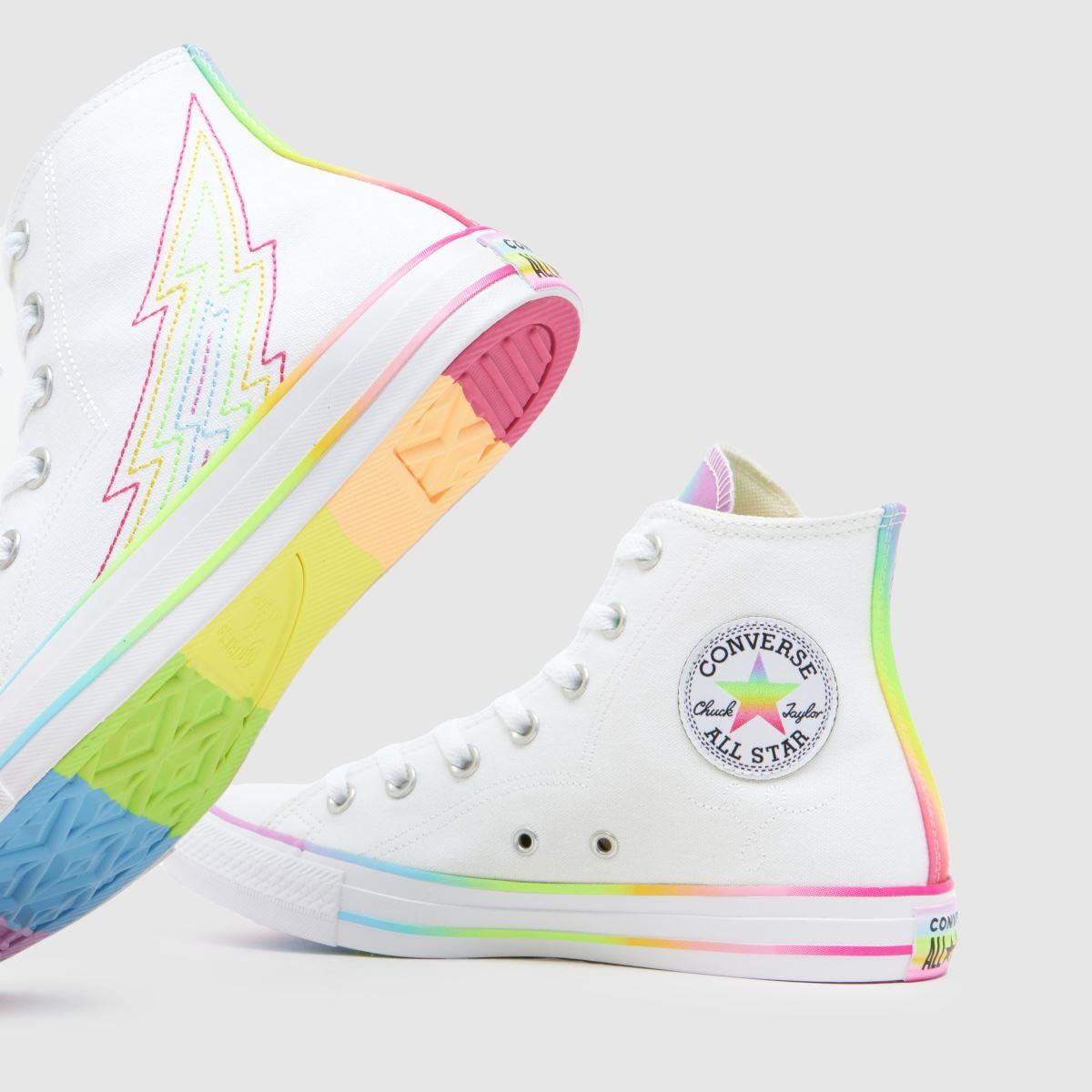 Converse All Star Hi Pride Trainers In in White Lyst UK