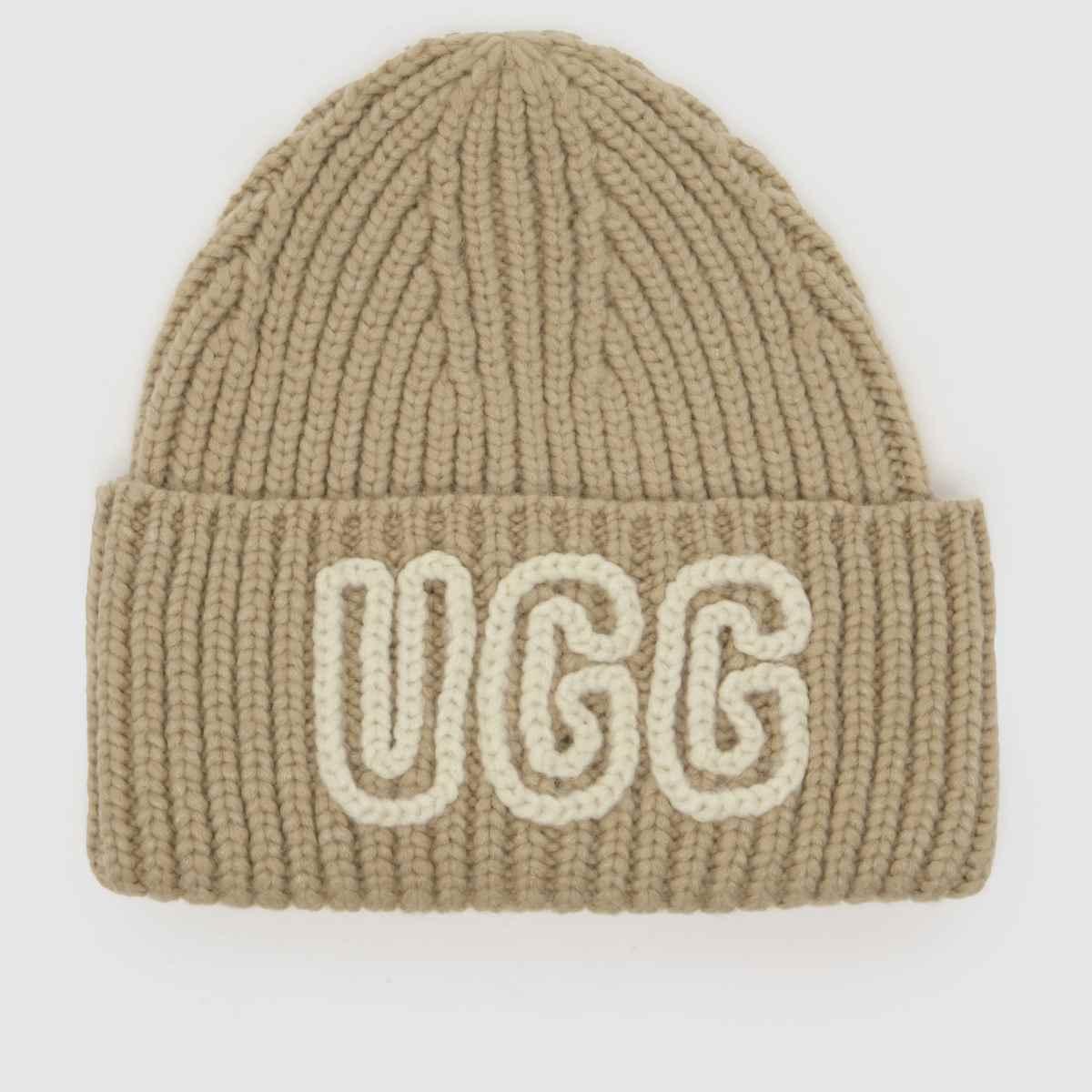 UGG Chunky Crafted Rib Beanie in Metallic | Lyst UK