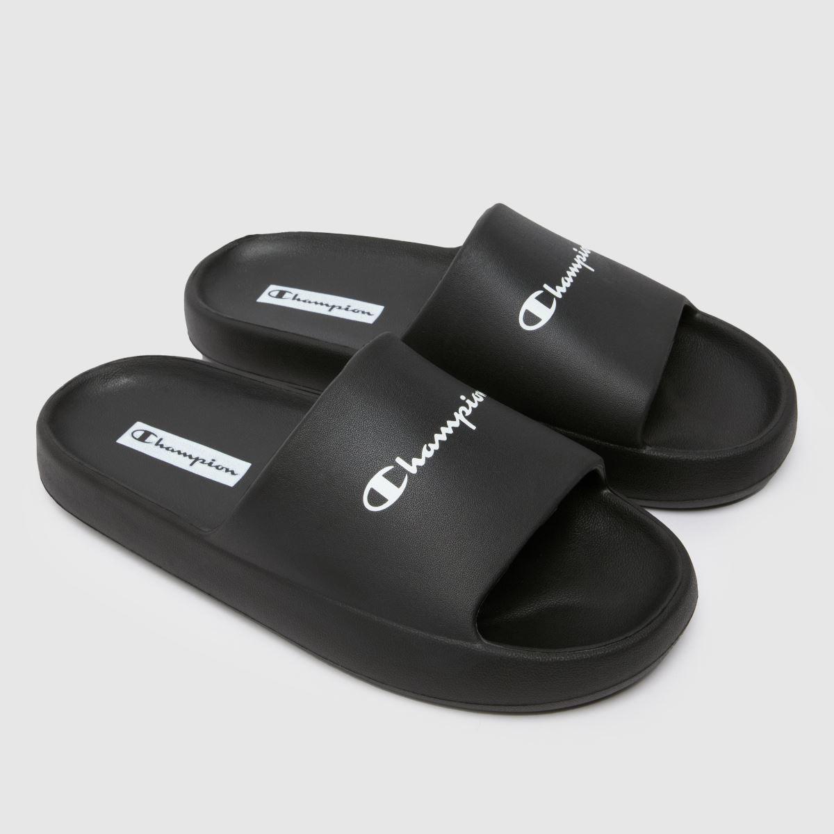 Champion Soft Slipper Slide Sandals in Black for Men Lyst UK