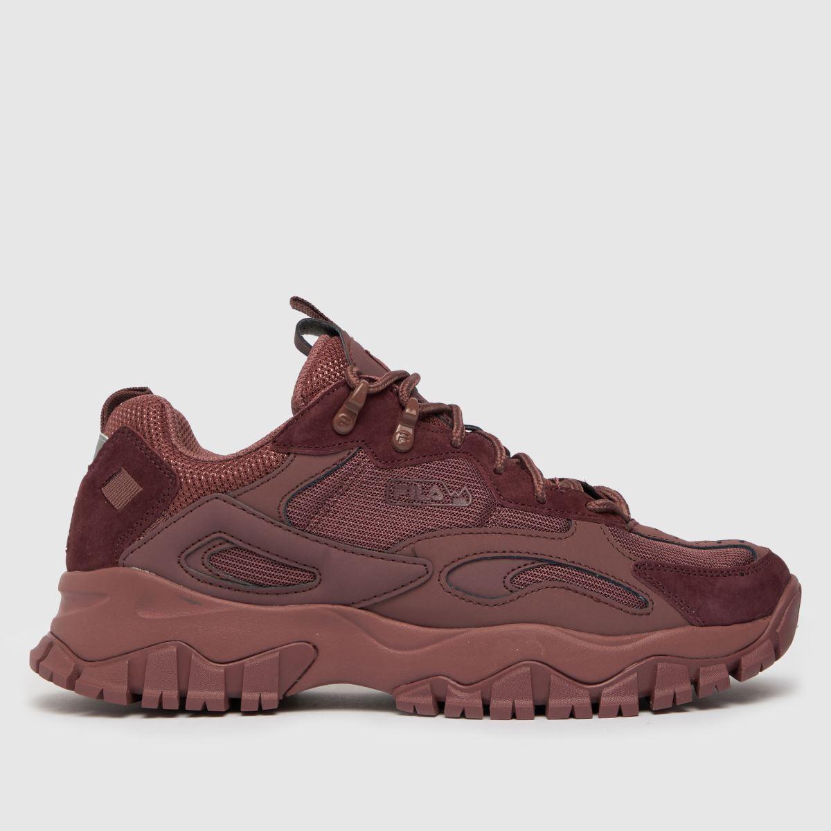 Red fila trainers clearance