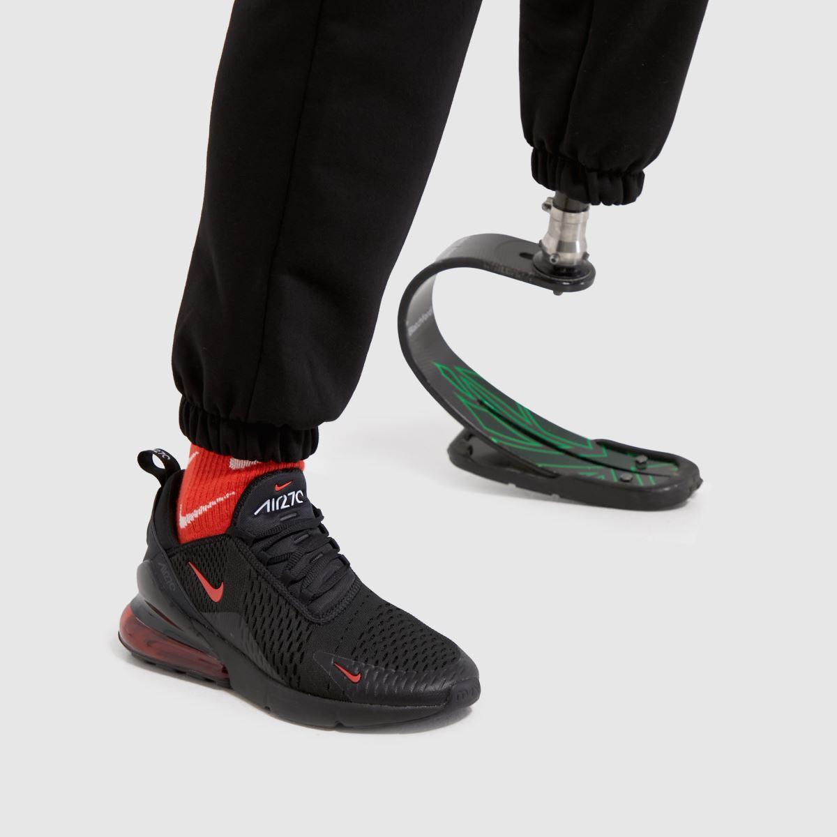 Nike Air Max 270 Trainers In Black Red in Blue for Men Lyst UK