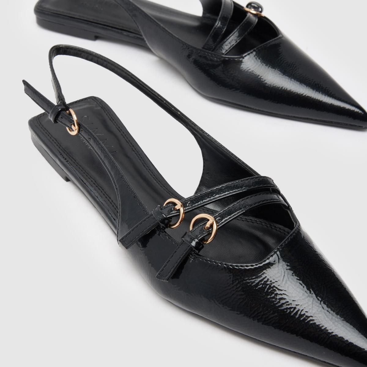 SIMMI Della Point Flat Shoes In in Black Lyst UK