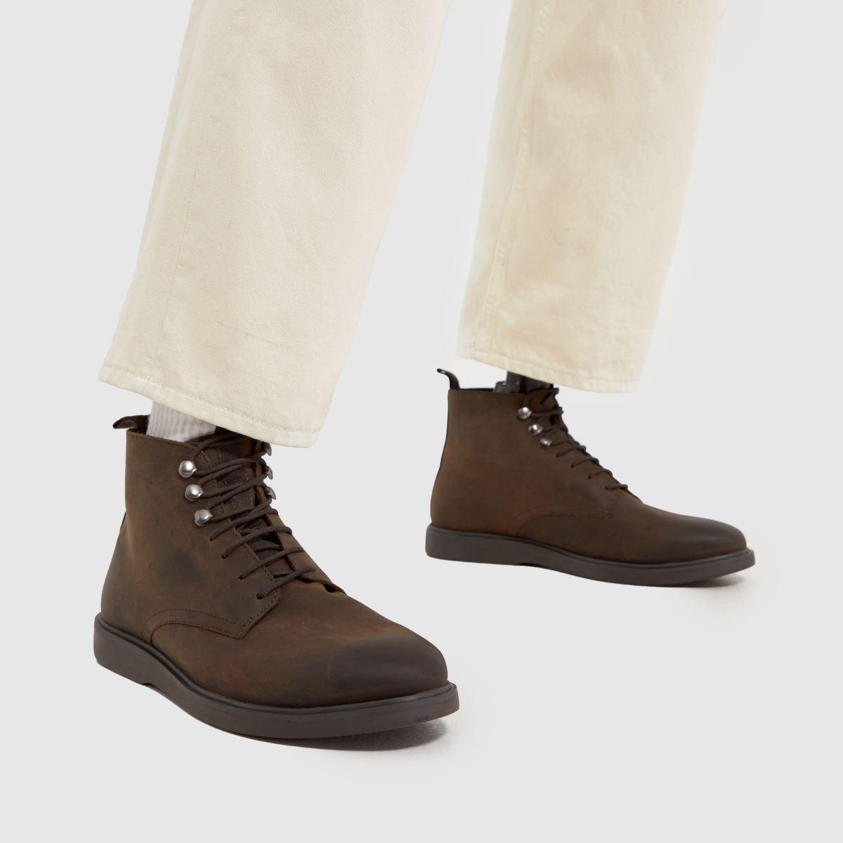 H by Hudson Battle Boots In in Brown for Men Lyst UK