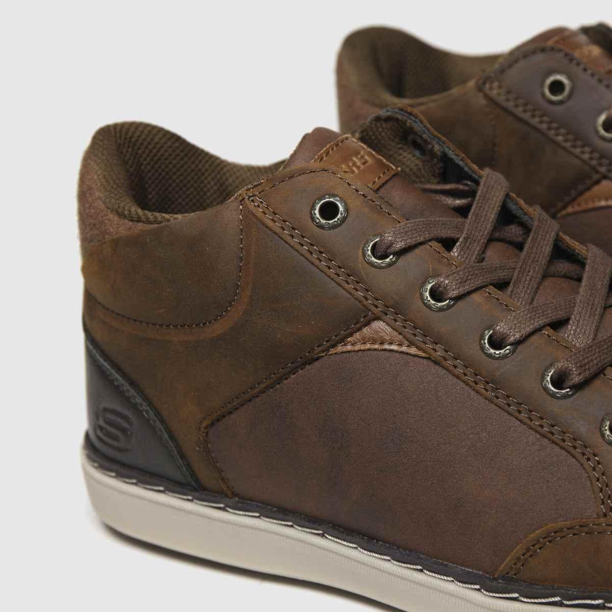 Skechers Leather Lanson Chukka Trainers 