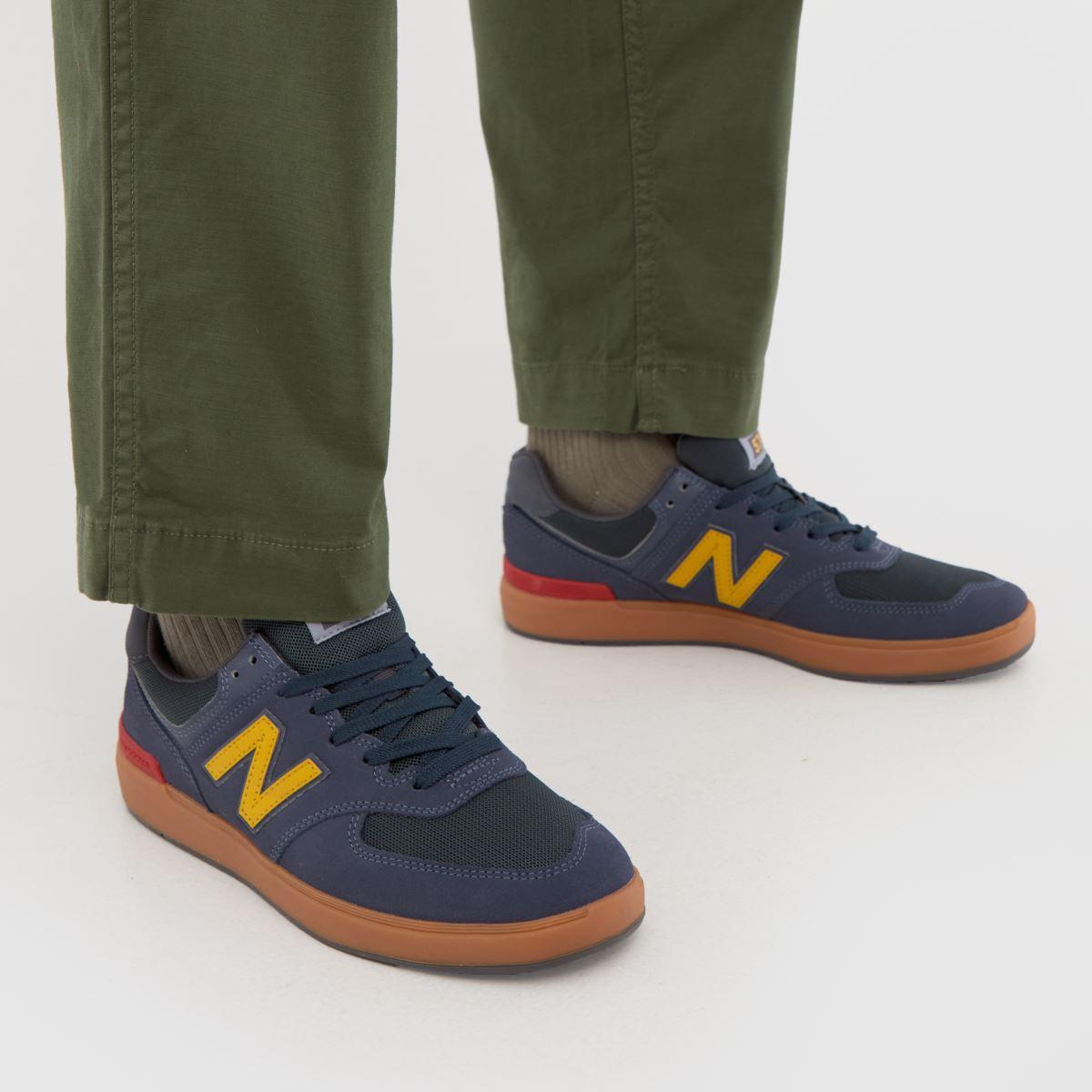 New Balance All Coasts 574 Trainers In Navy in Blue for Men | Lyst UK