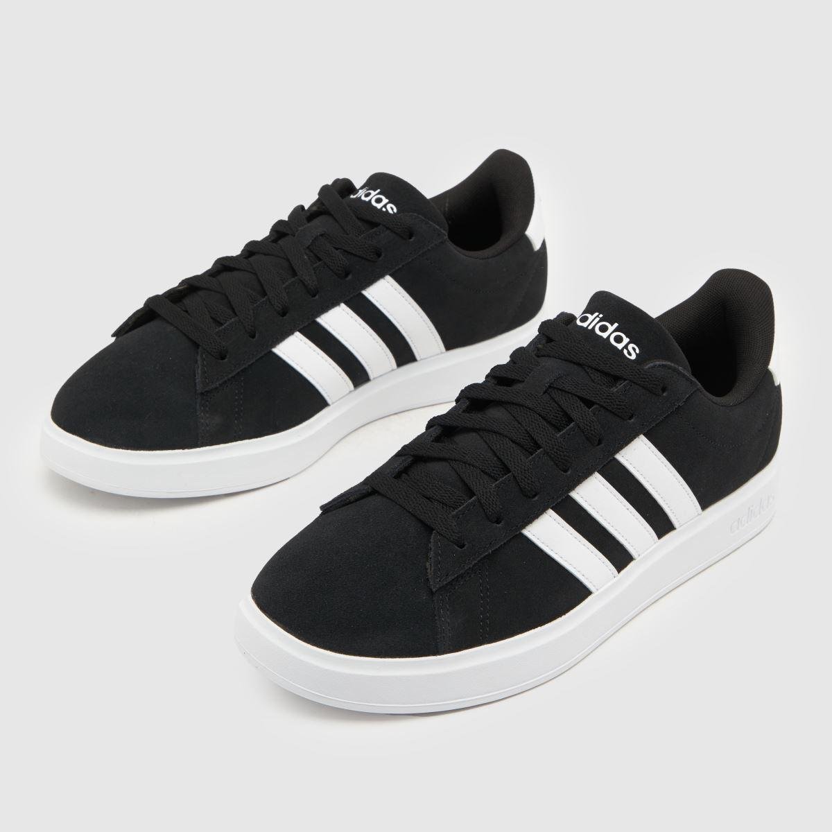 Adidas black suede outlet running shoes