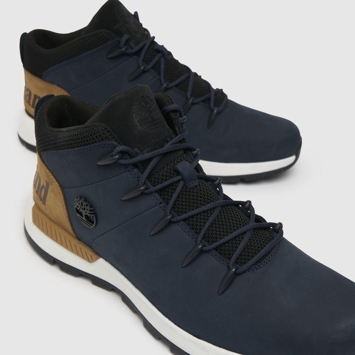 Timberland Sprint Trekker Mid Boots In in Blue | Lyst UK