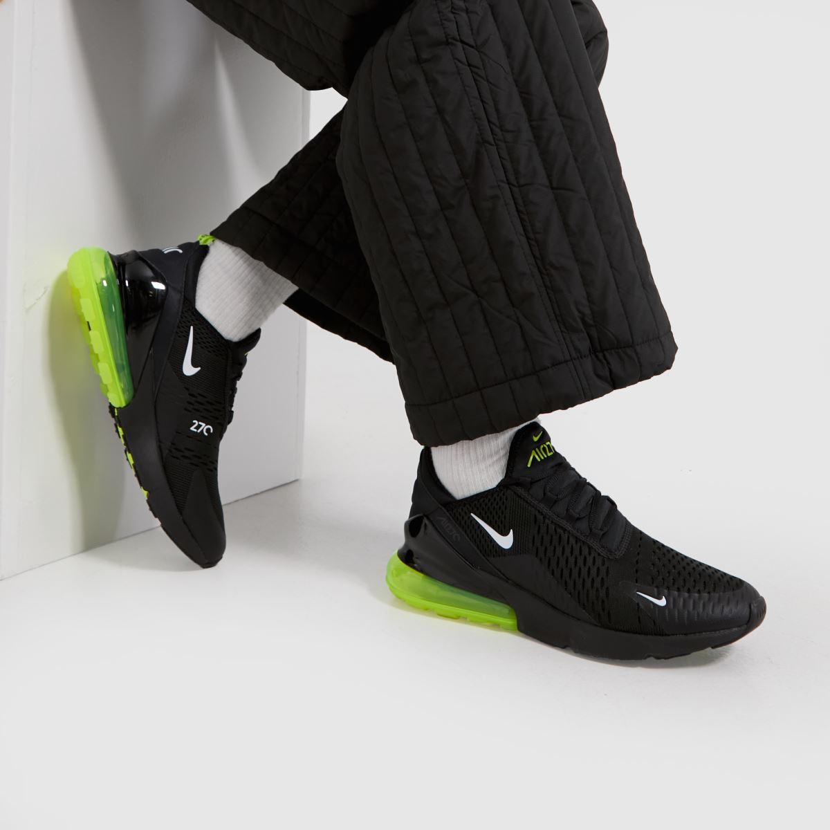 Nike Black & Green Air Max 270 Trainers for Men | Lyst UK