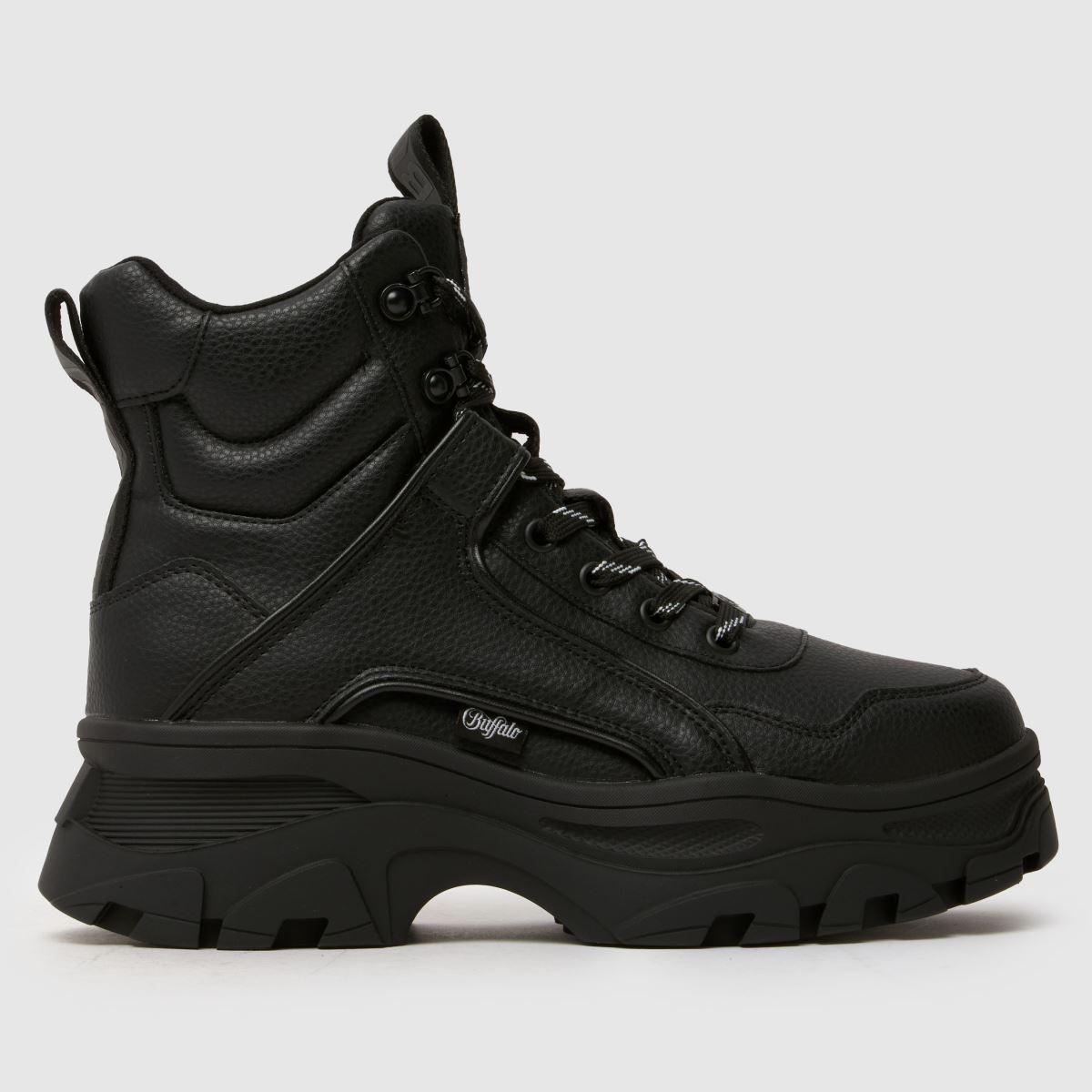 Buffalo London Venom Mid Boots in Black | Lyst UK