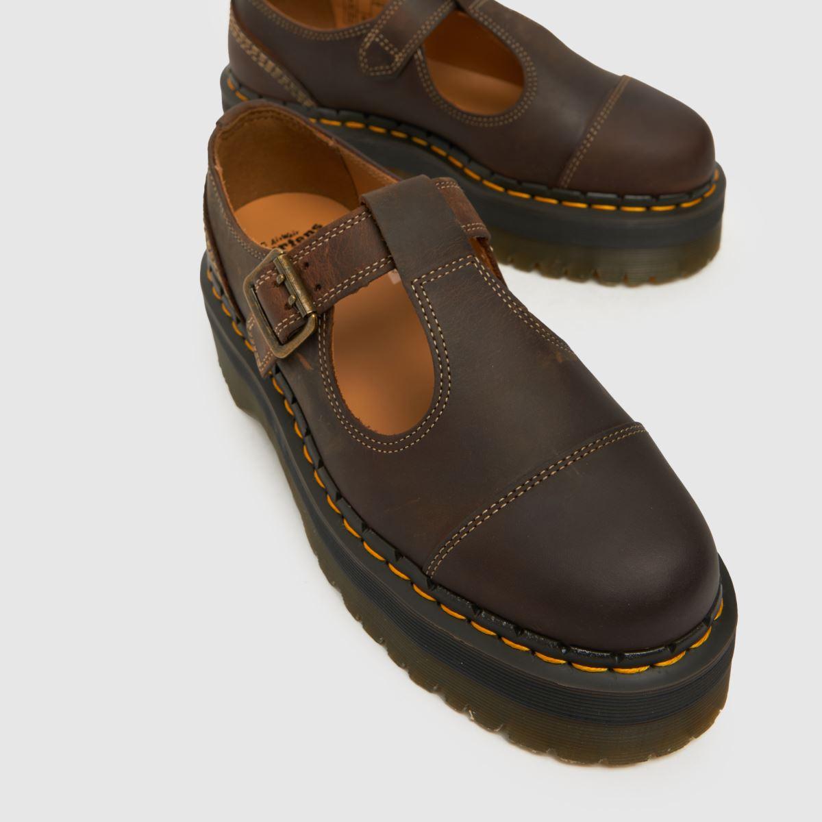 Dr. Martens Bethan Mary Jane Flats in Brown | Lyst UK
