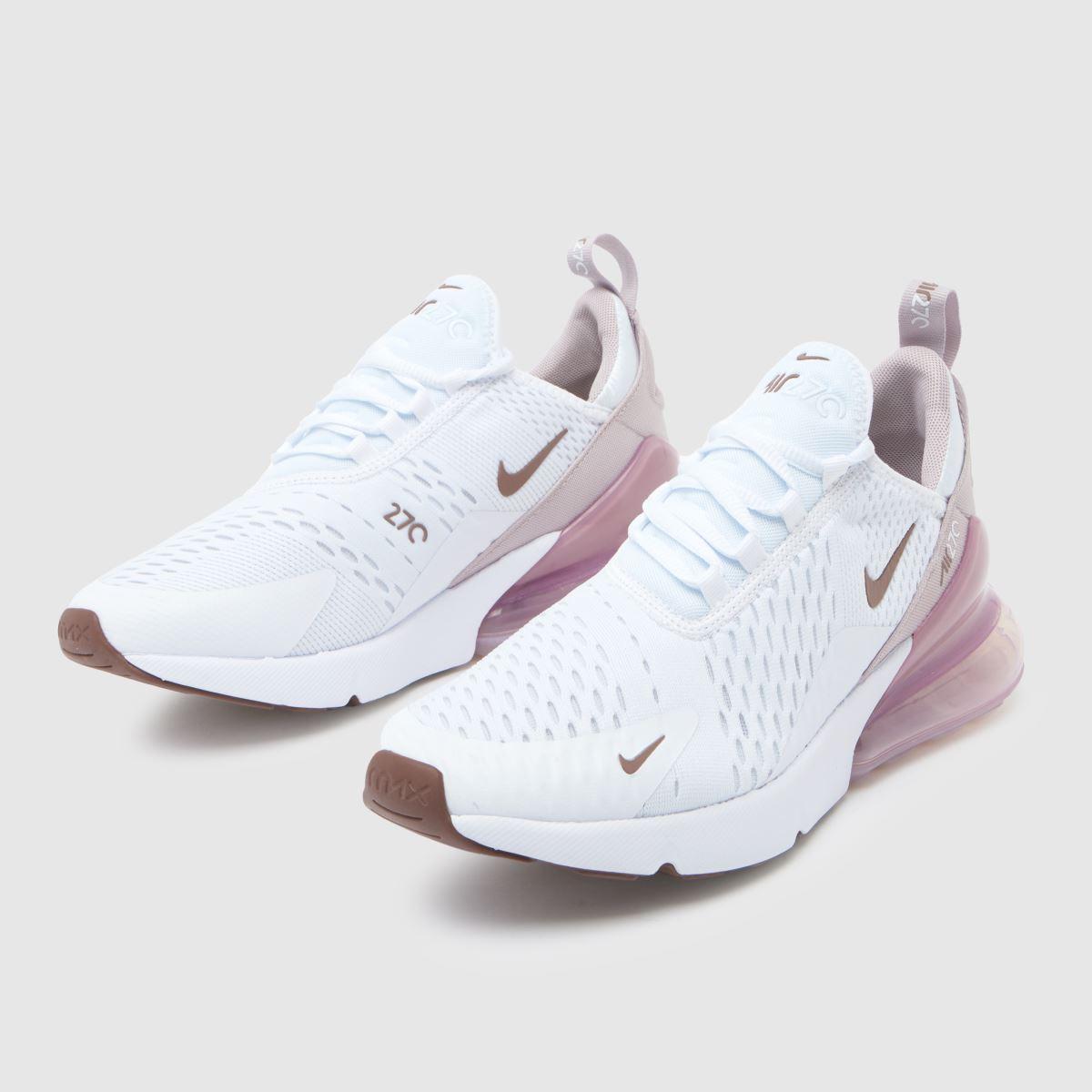 Nike women's air max 270 se casual shoes in white top