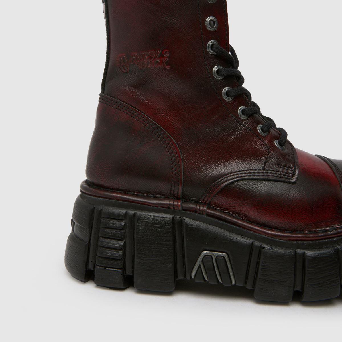 New Rock Chunky Boots in Brown | Lyst UK