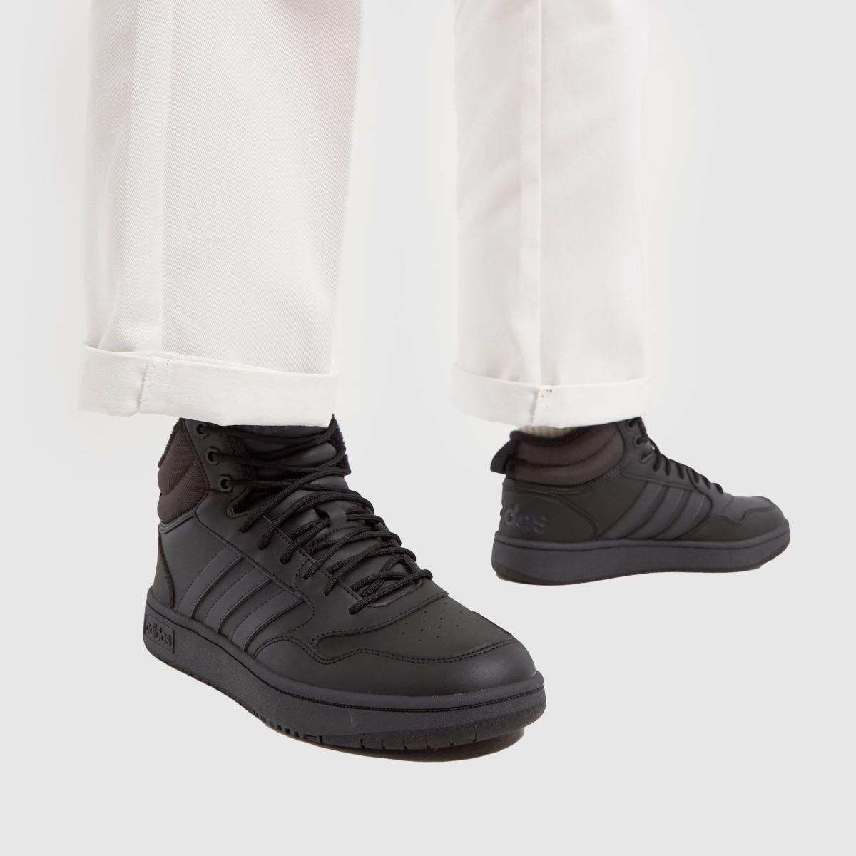 adidas Hoops 3.0 Mid Trainers In in Black for Men | Lyst UK